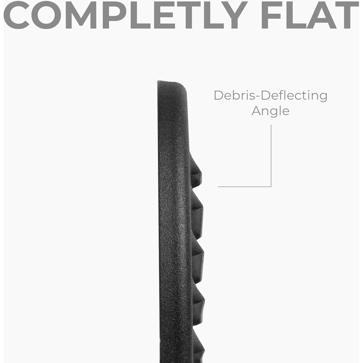 Cubierta de Ventilación Redonda 18.5cm Acero Inoxidable Negro - 5 Pzas