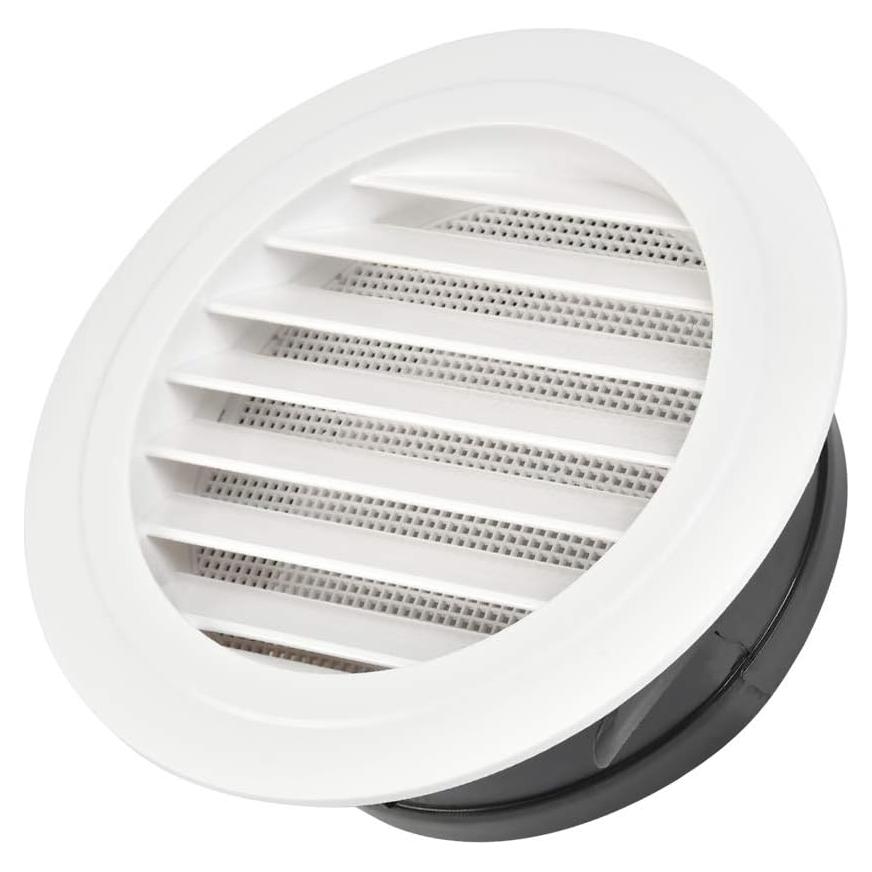 Rejilla de Ventilación Redonda FOCCTS 20.32 cm ABS Blanca