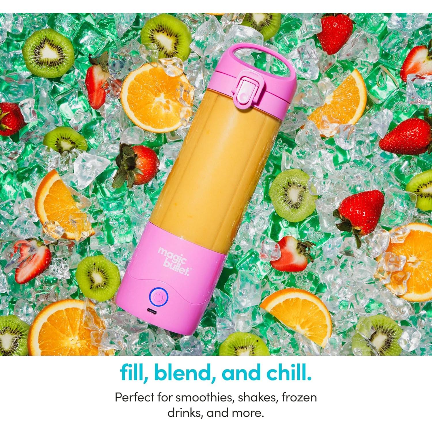 Licuadora portátil NutriBullet MBPB50100FP 473 ml rosa