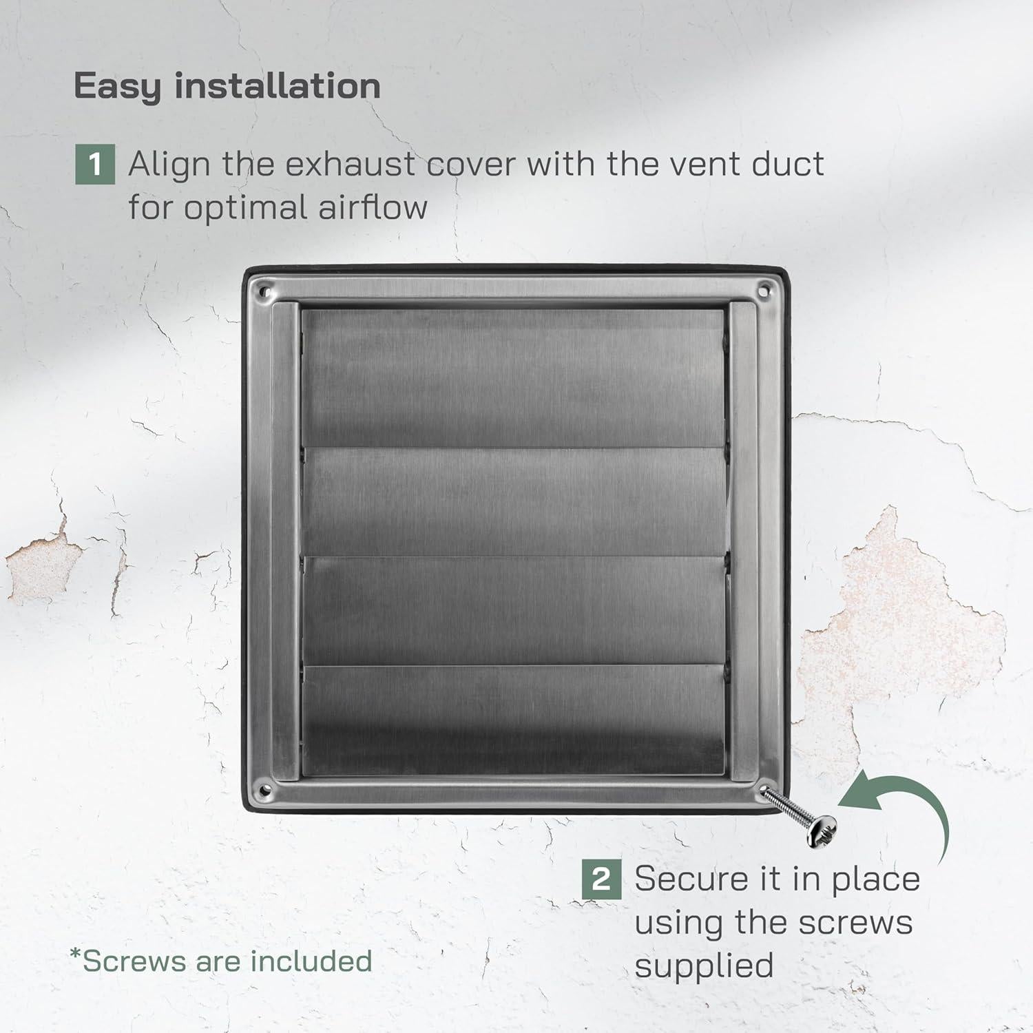 Cubierta de Ventilación de Escape de Aire Vent Systems 15 cm