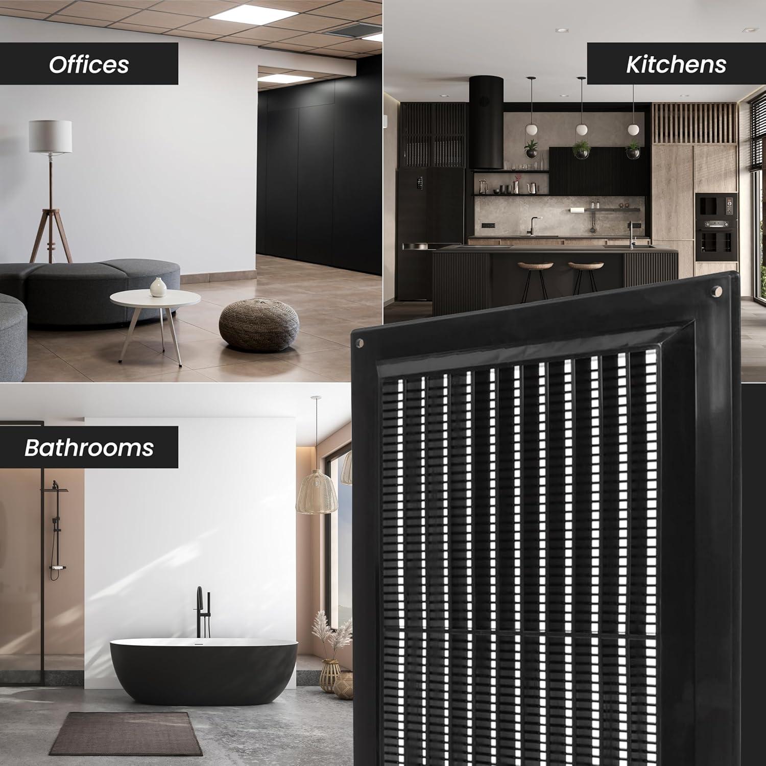 Rejilla de Ventilación Rectangular Repa Market 7.62x25.4cm