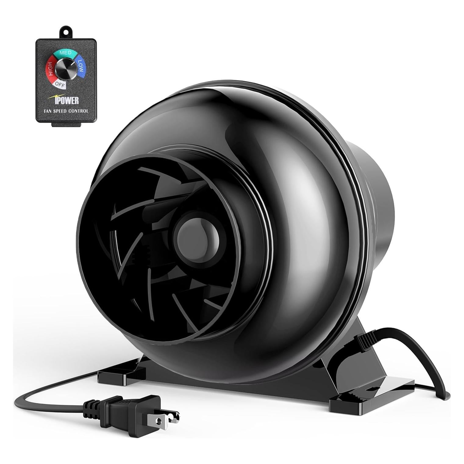 Ventilador Inline InfiniPower 4" 195 CFM con Controlador
