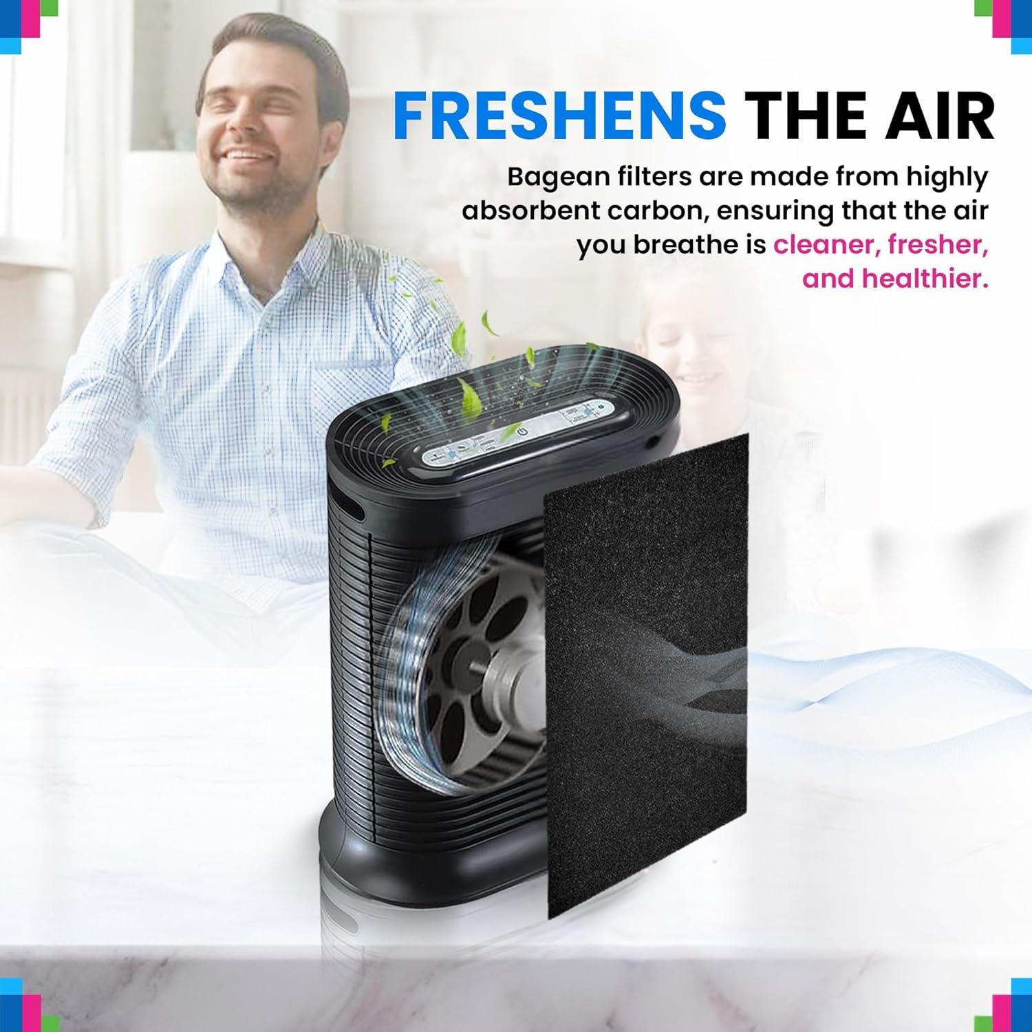 Filtro de Carbono Activado Bagean 15.24x121.92 cm - Purificador de Aire