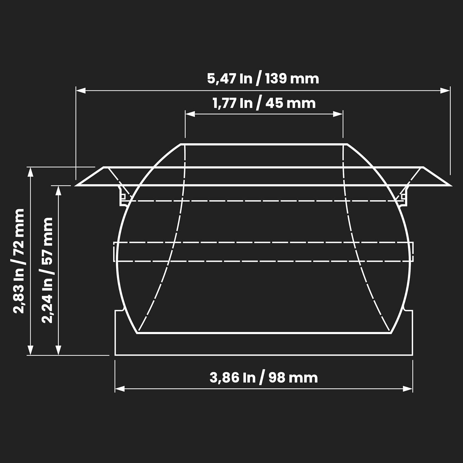 Difusor de Aire Redondo Repa Market 10 cm Ajustable Blanco