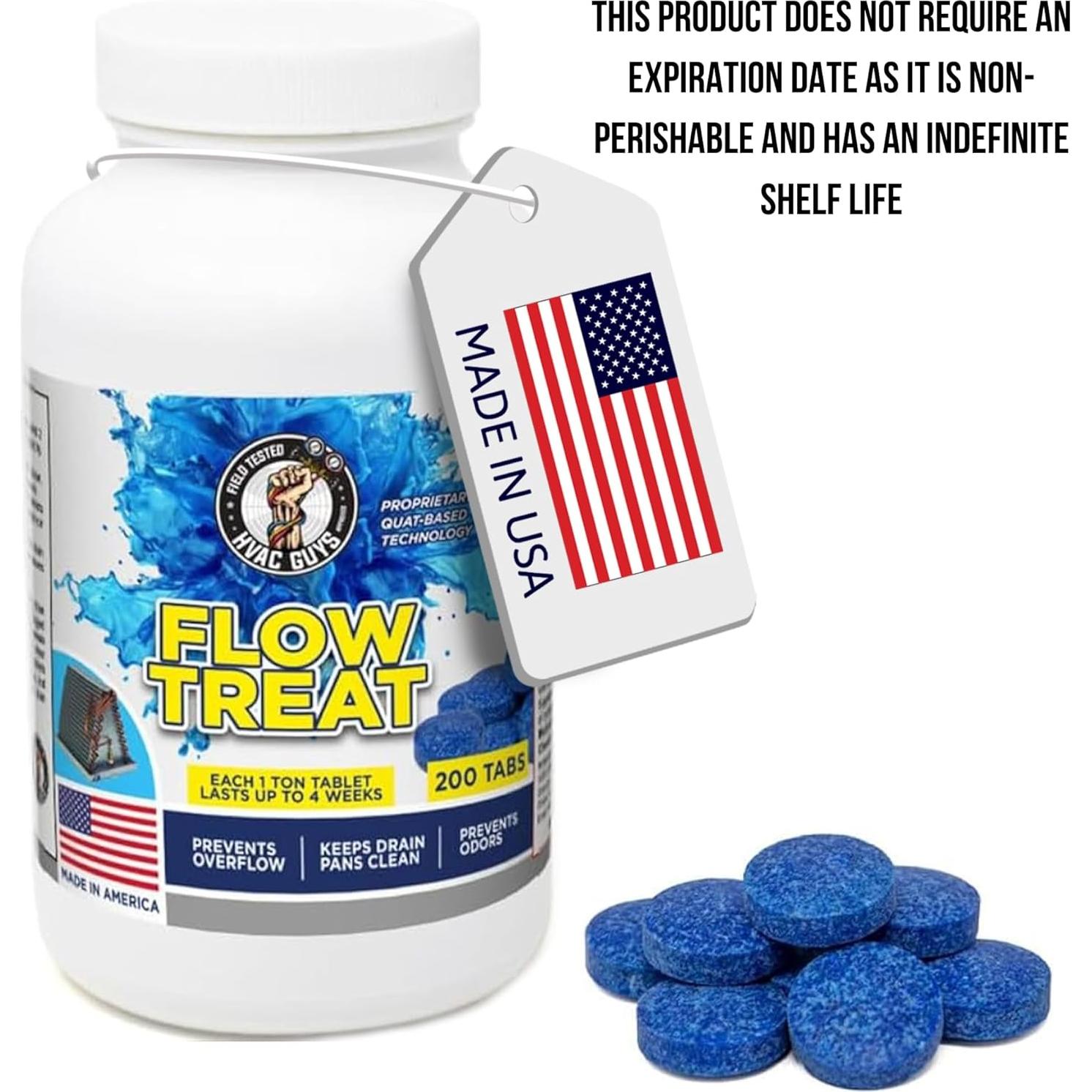 Limpiador de Drenaje HVAC Guys - 200 Tabletas Efectivas