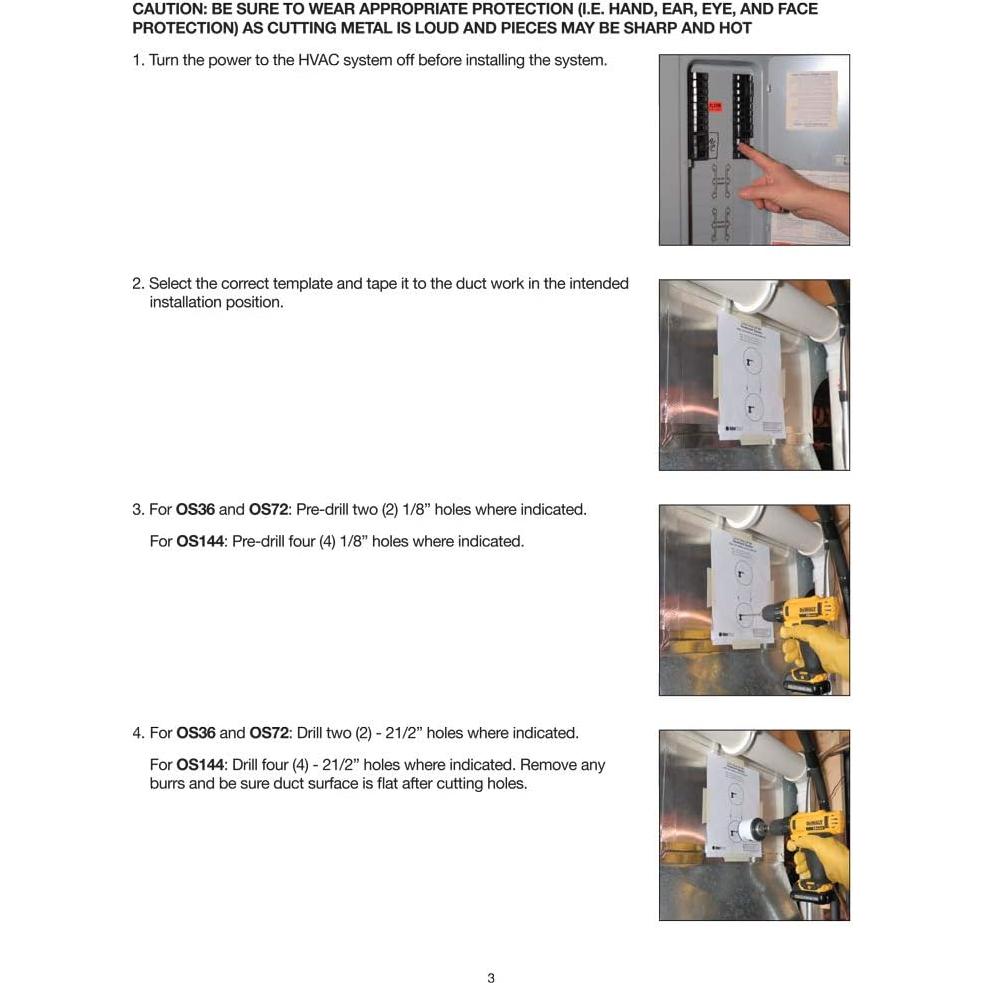 Purificador de Aire OdorStop OS72PRO UV 72W con Sensor de Ahorro
