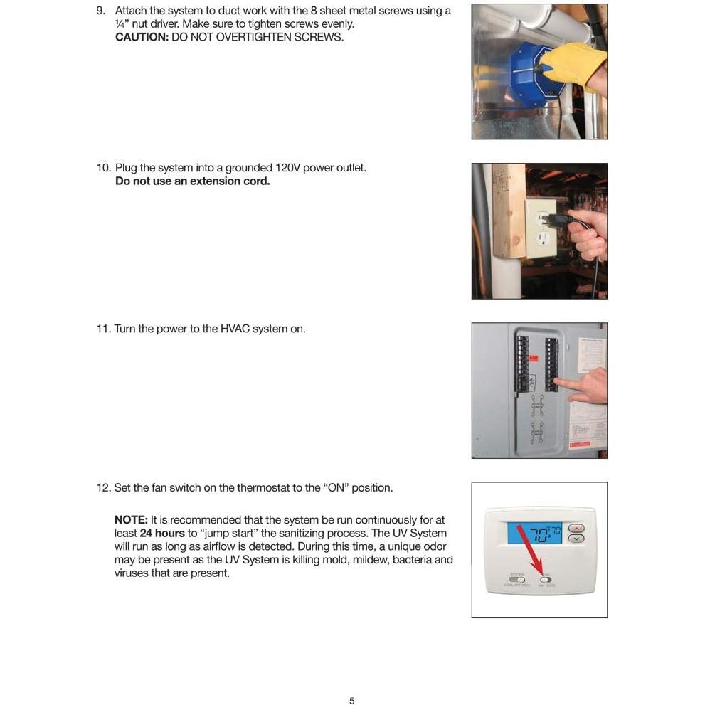 Purificador de Aire OdorStop OS72PRO UV 72W con Sensor de Ahorro