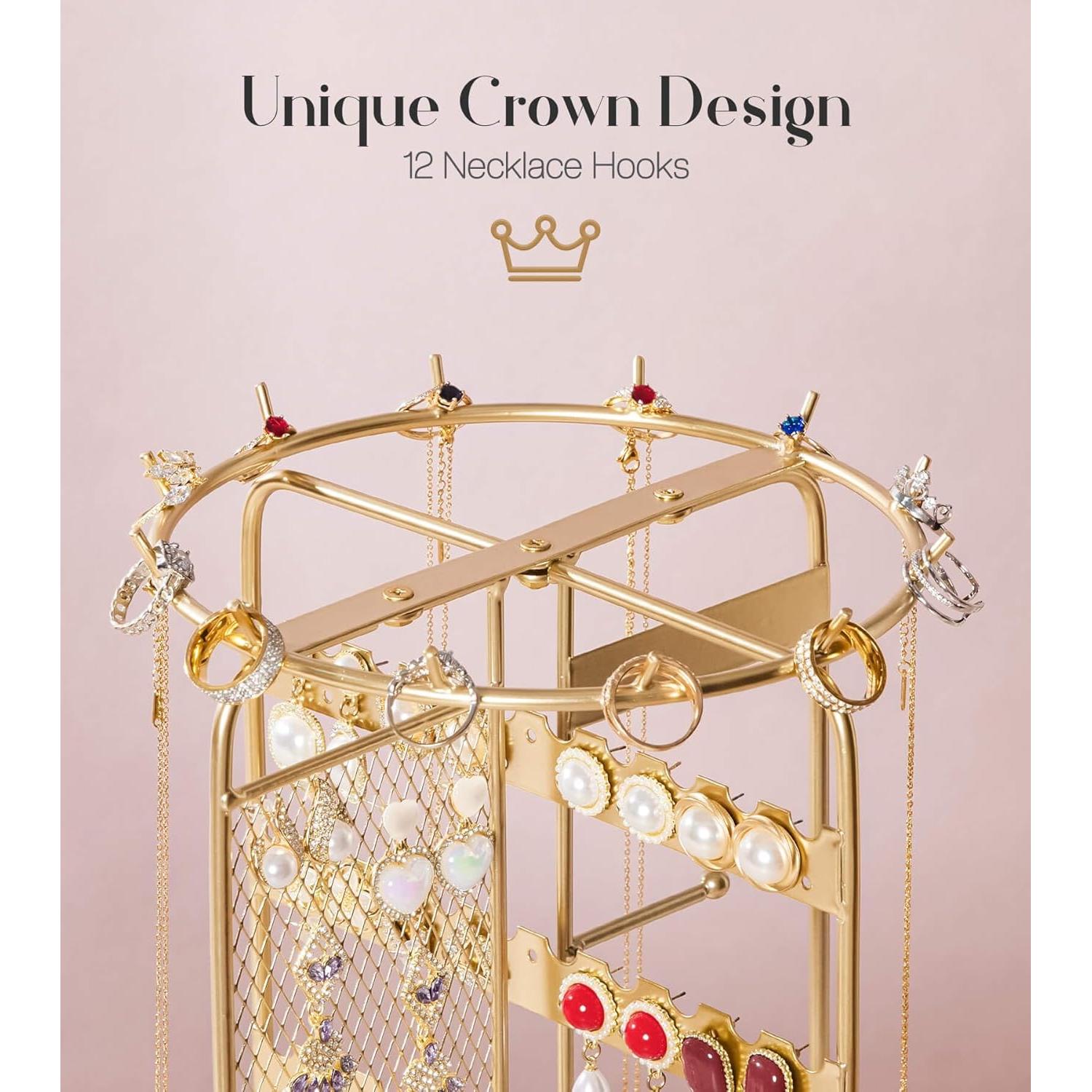 Soporte de Joyería Homde HJ007 Rotatorio para Tocador