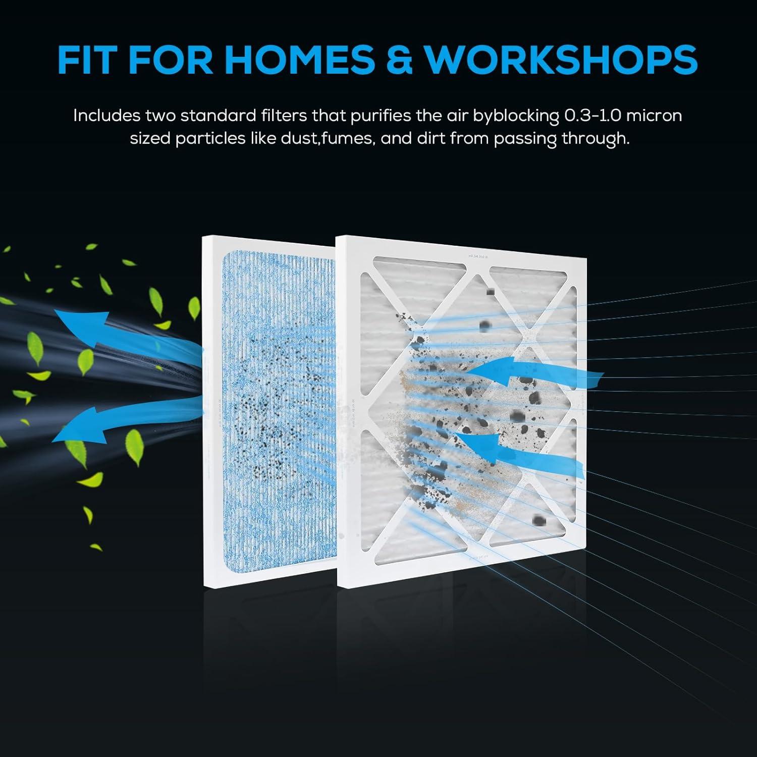 Caja de Filtro AITECAC 8 Pulgadas MERV10 y MERV13 para HVAC