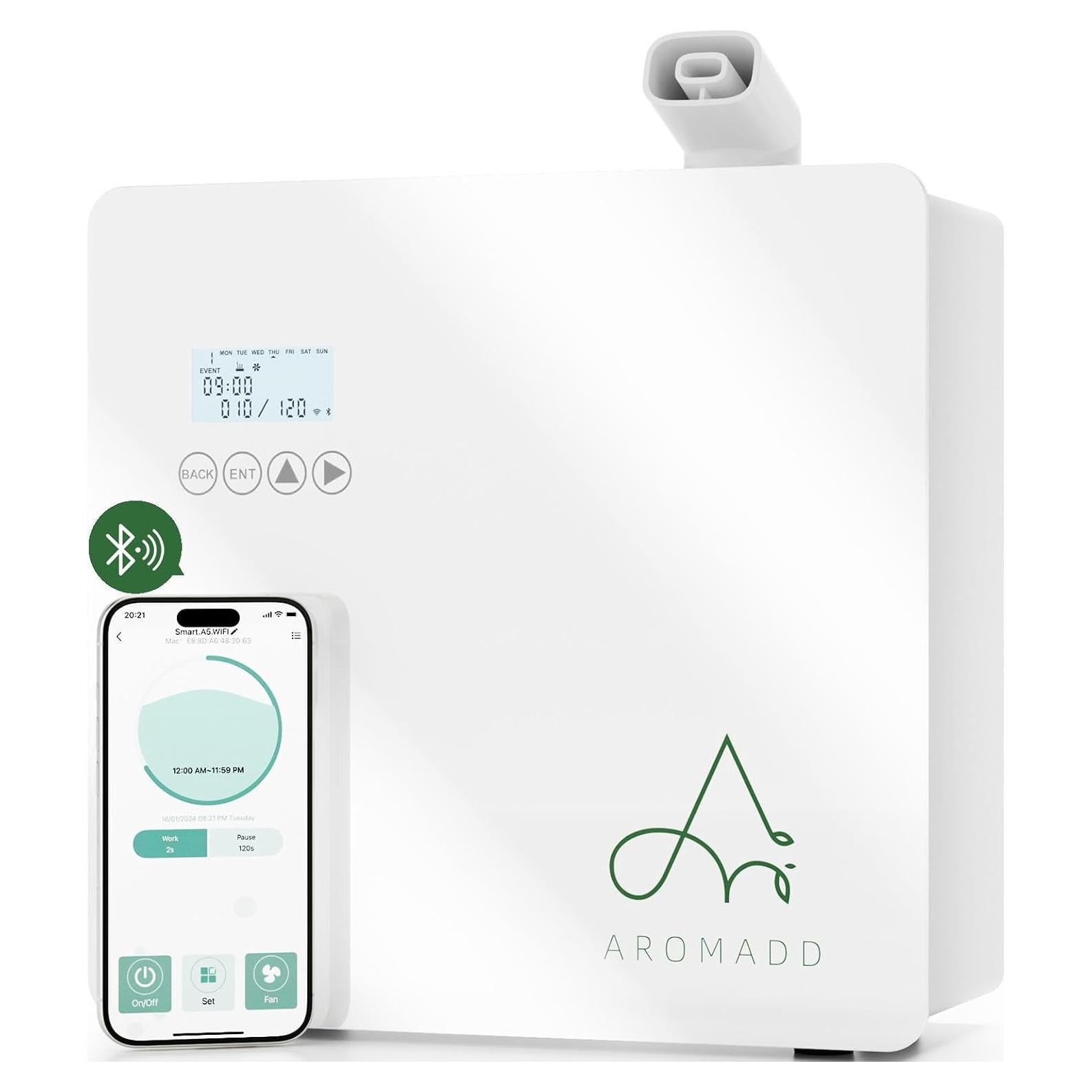 Difusor de Aroma Inteligente Aromadd U5 600ml Blanco HVAC