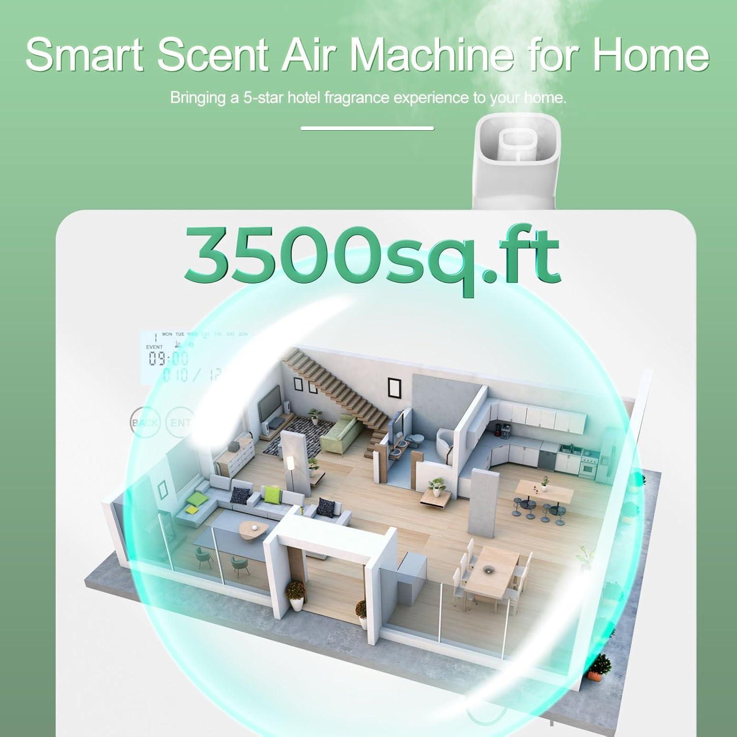 Difusor de Aroma Inteligente Aromadd U5 600ml Blanco HVAC