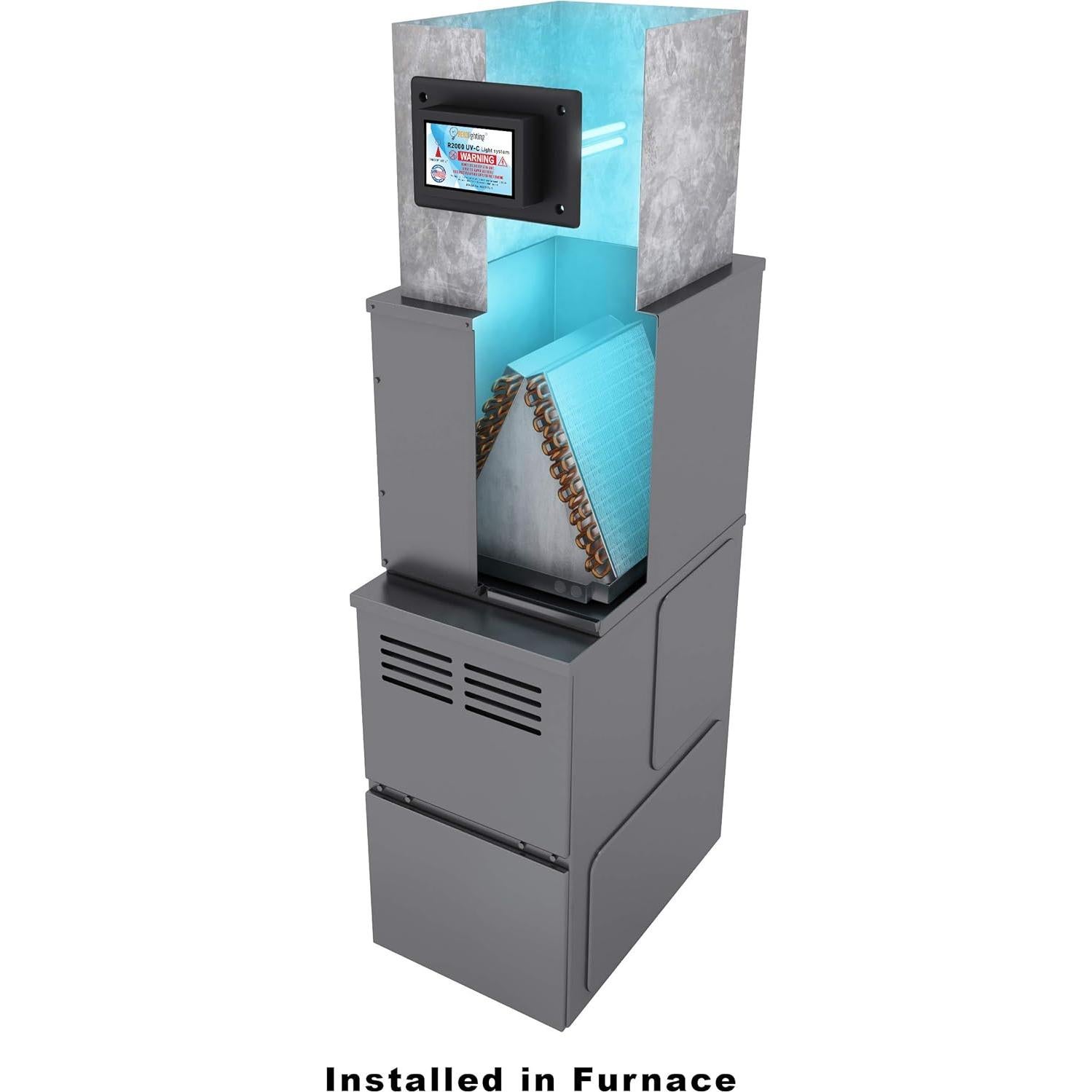 Purificador de Aire REKO R2000 UV-C para Conducto HVAC 120V