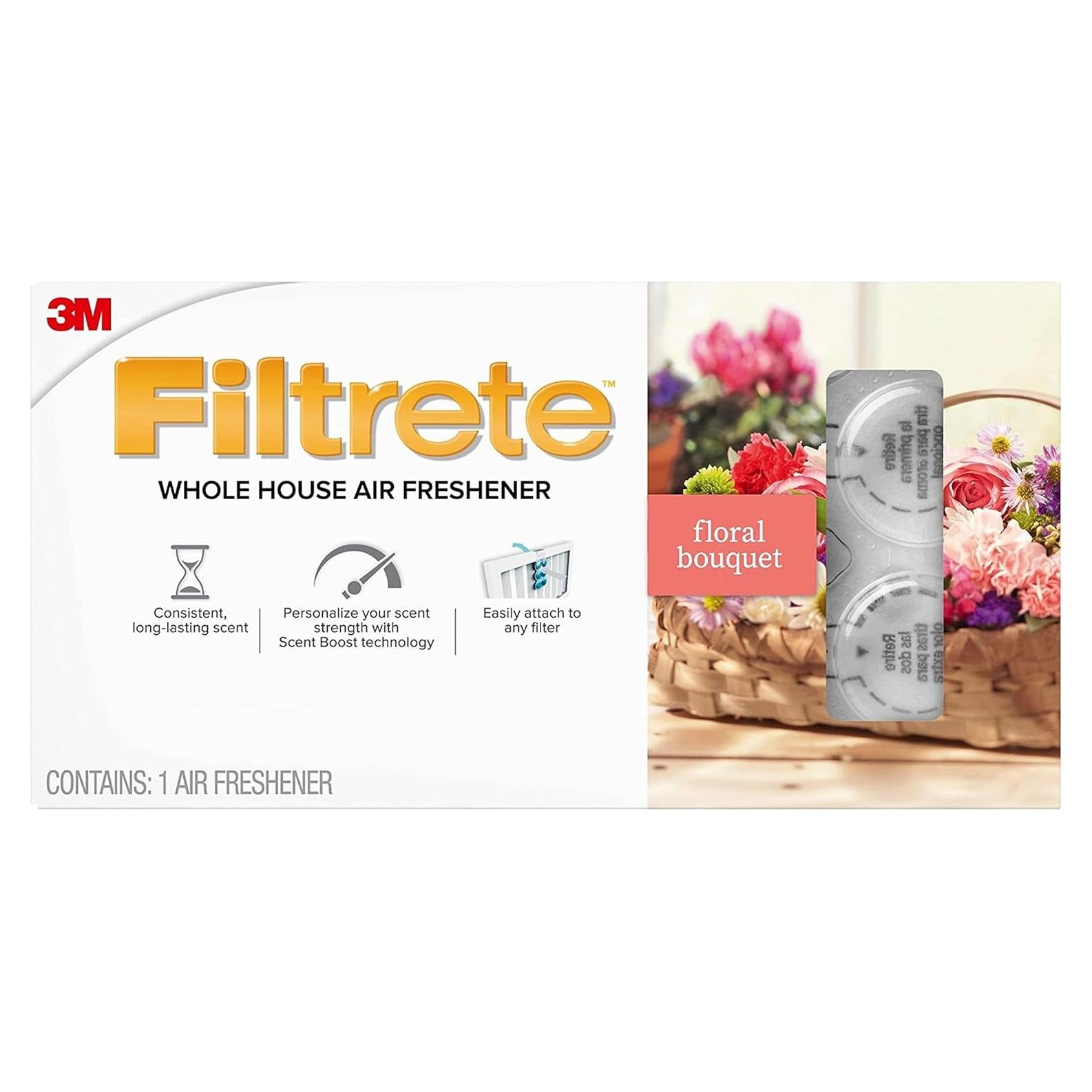 Ambientador de Aire Filtrete Ramo Floral para Filtros HVAC