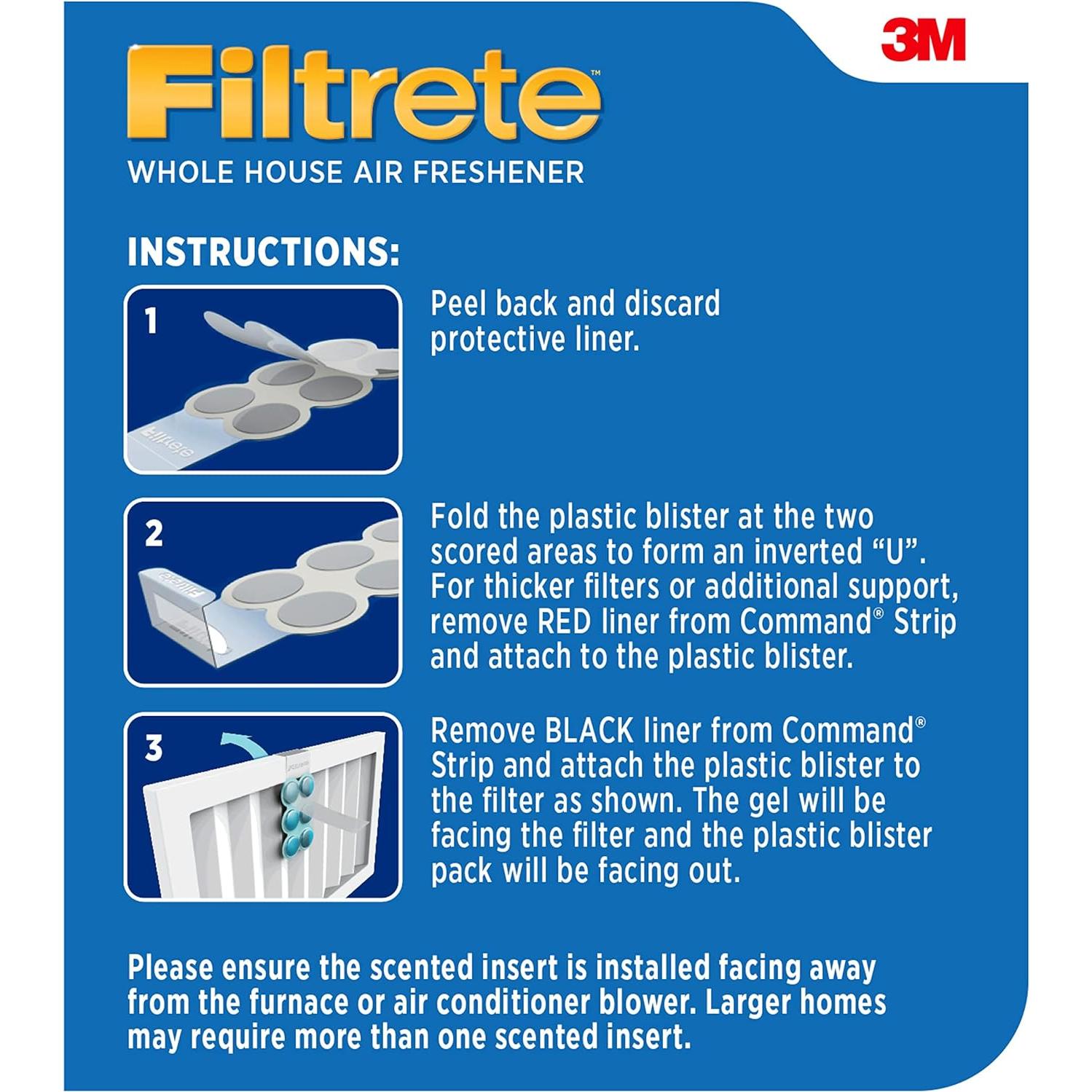 Ambientador de Aire Filtrete Ramo Floral para Filtros HVAC