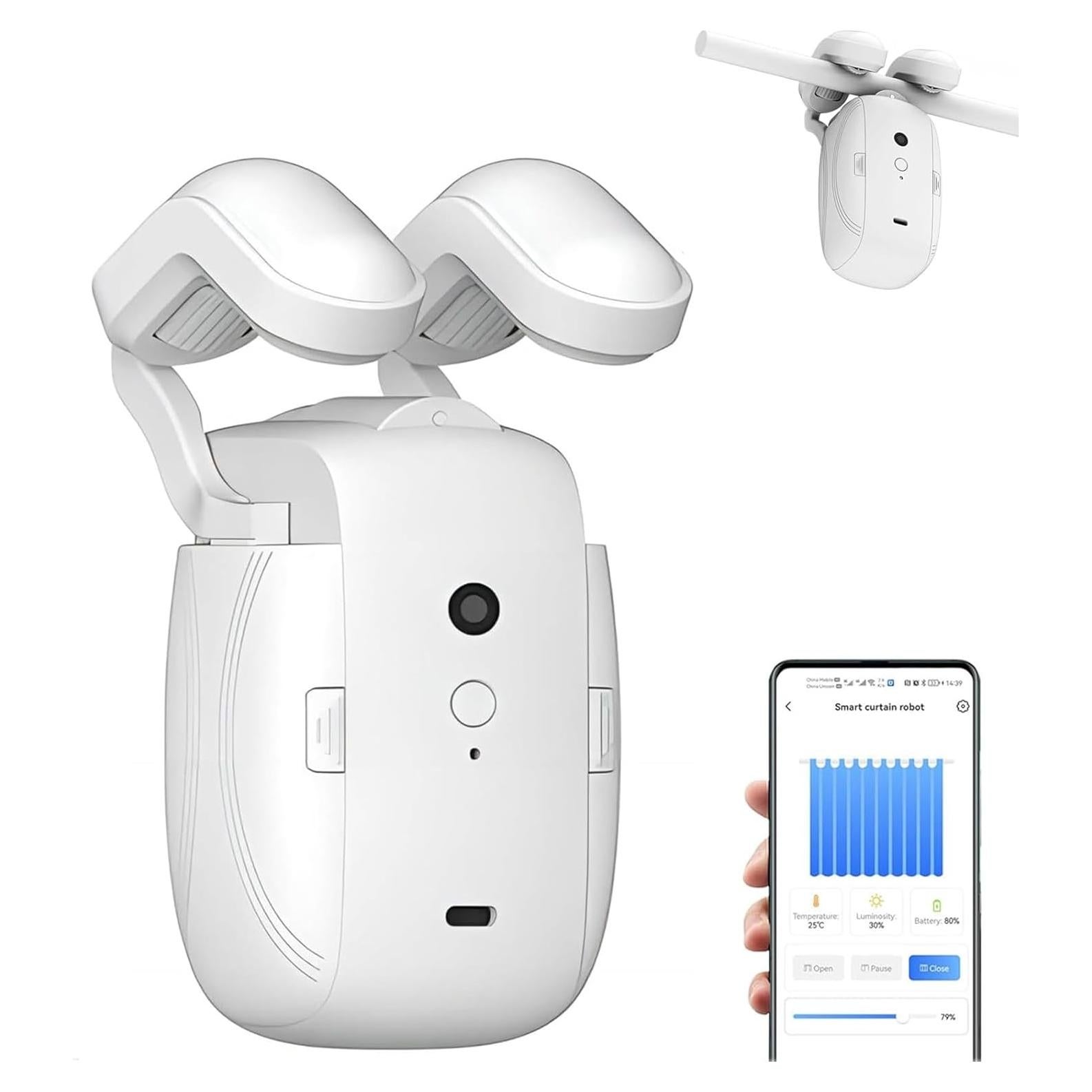 Abridor de Cortinas Automático WQV para Rieles Romanos 10kg