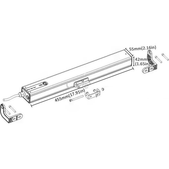 Motor Actuador Eléctrico para Ventanas de Techo Olideauto SD300