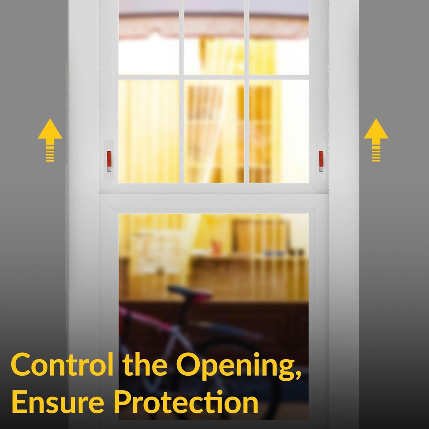 Dispositivo de Control de Apertura de Ventana Brixwell 85-1328w - Paquete de 2