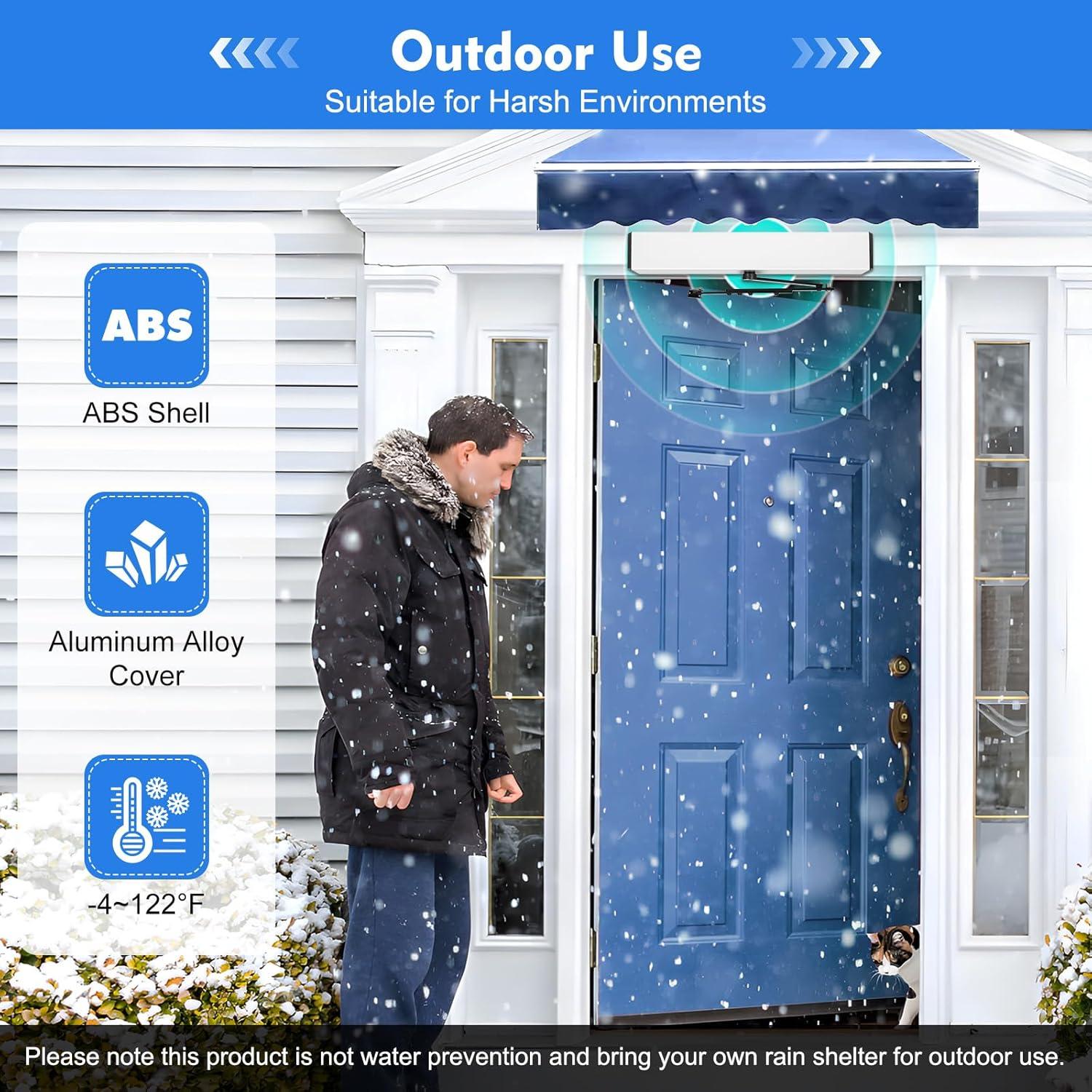 Abridor de Puerta Automático LianDu 50W 220kg Control Remoto