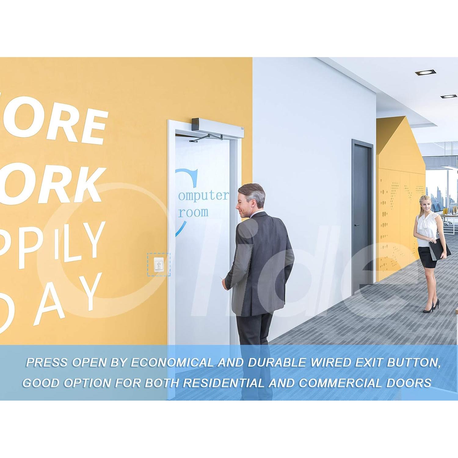 Abridor de Puerta Automático WiFi Olideauto 240V Control Remoto