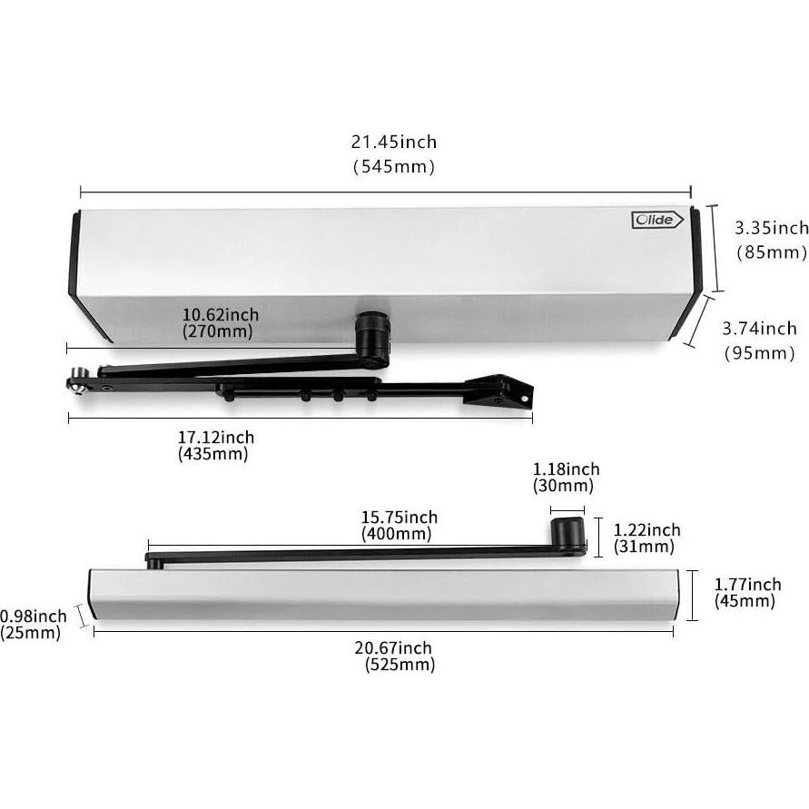 Abridor de Puerta Automático WiFi Olideauto 240V Control Remoto