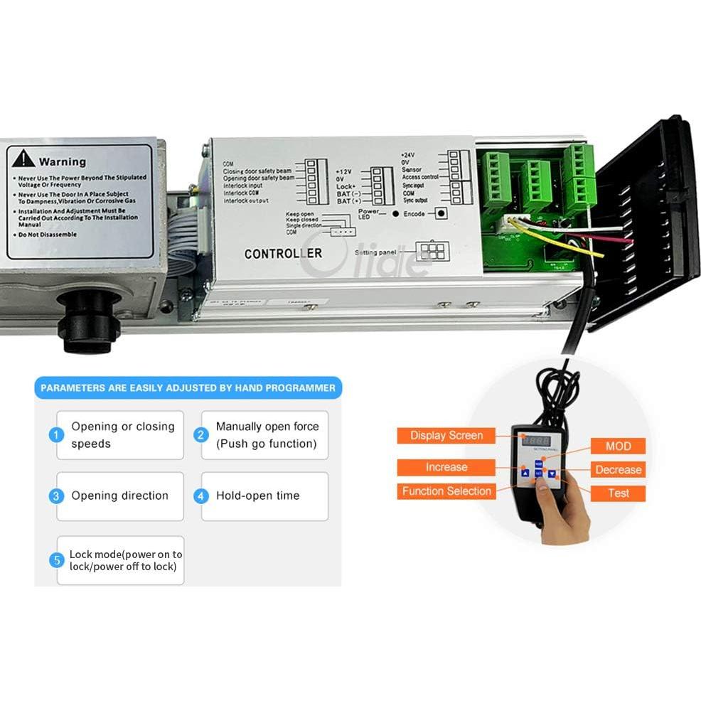 Abridor de Puerta Automático WiFi Olideauto 240V Control Remoto