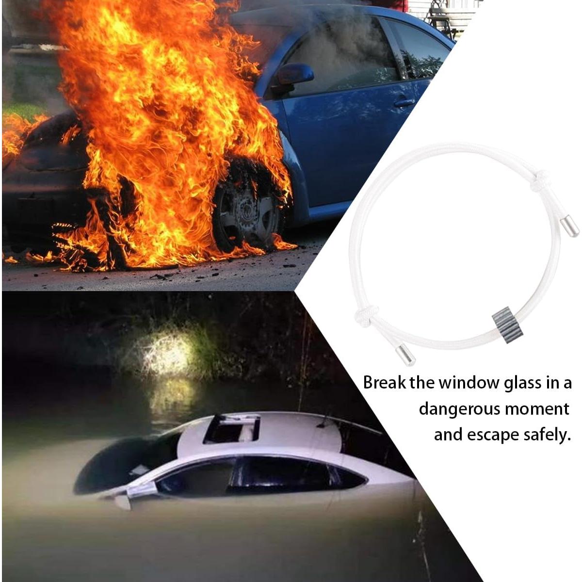 Pulsera Rompeventanas BESULEN para Coche - 2 PCS, Seguridad