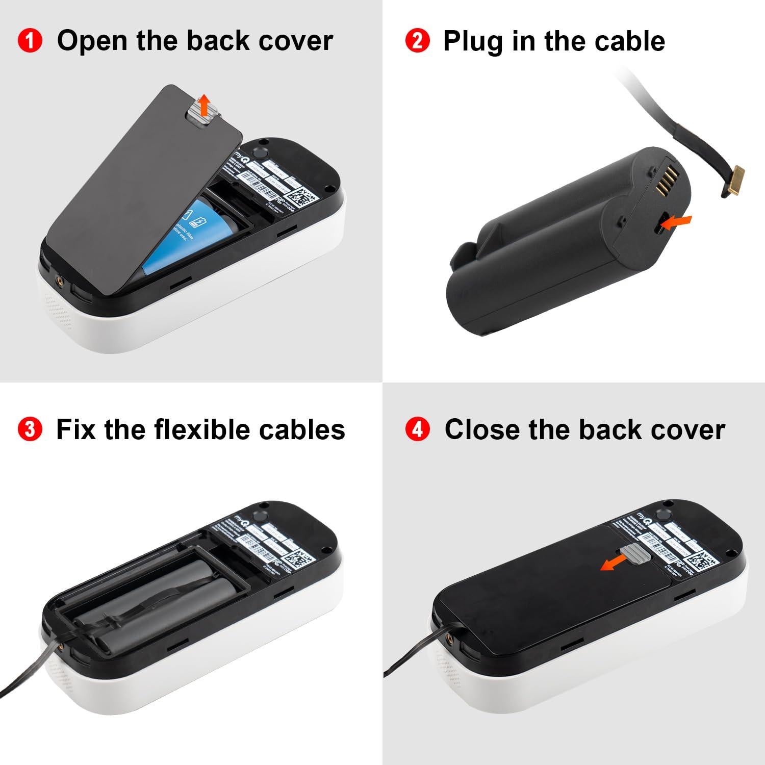 Cable de Alimentación 4m iTODOS para Teclado de Video myQ