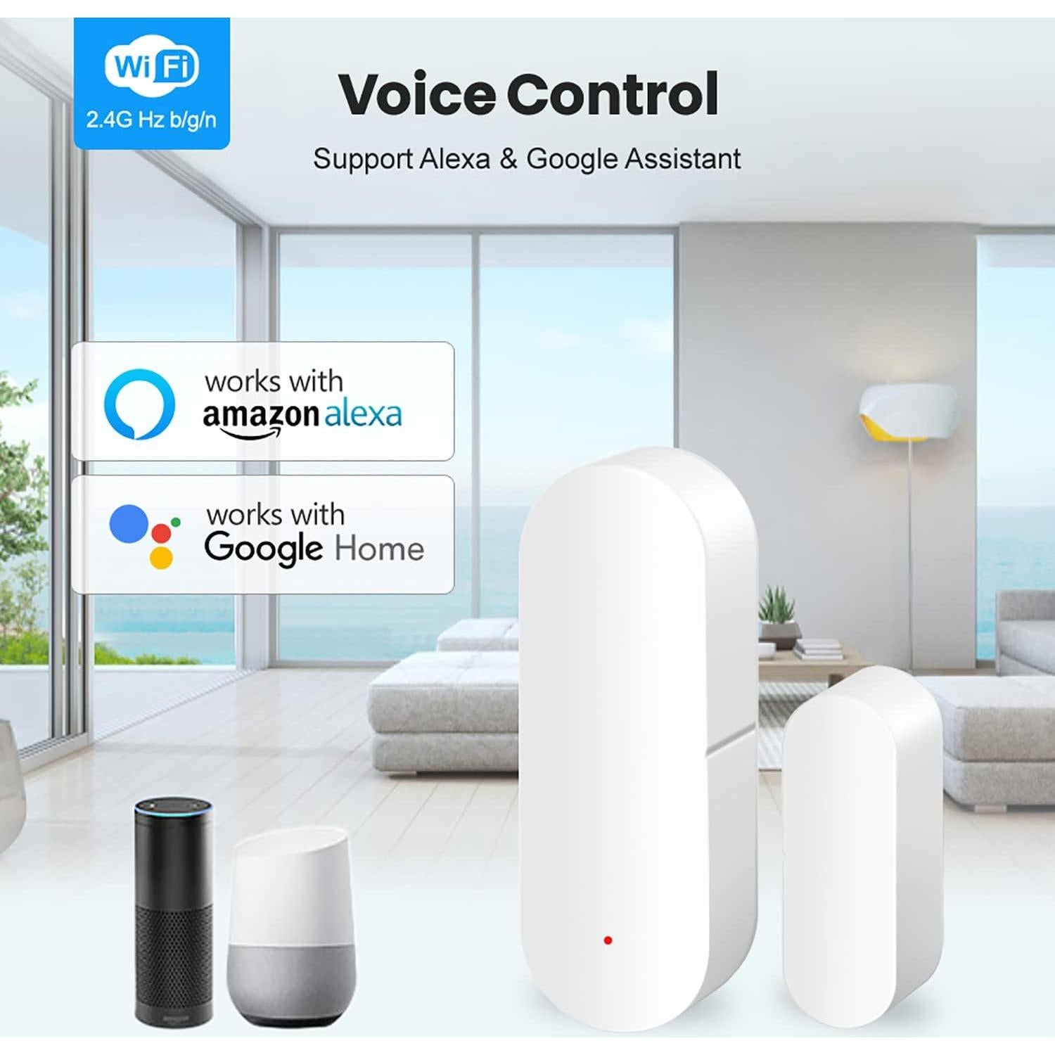 Sensor de Puerta WiFi SENCKIT Inalámbrico con Notificaciones