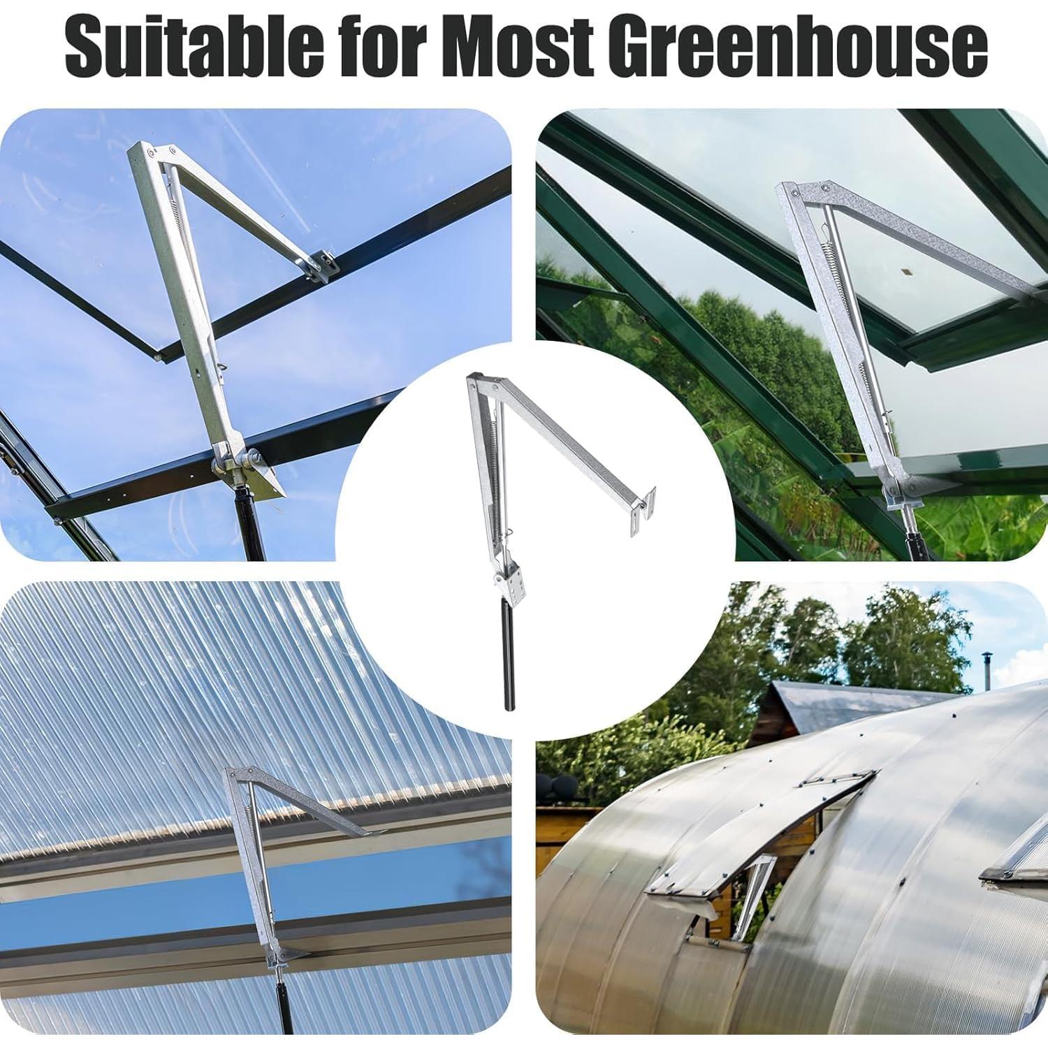 Abridor Automático de Ventanas AYNEFY 2 Pcs Aluminio 45 cm