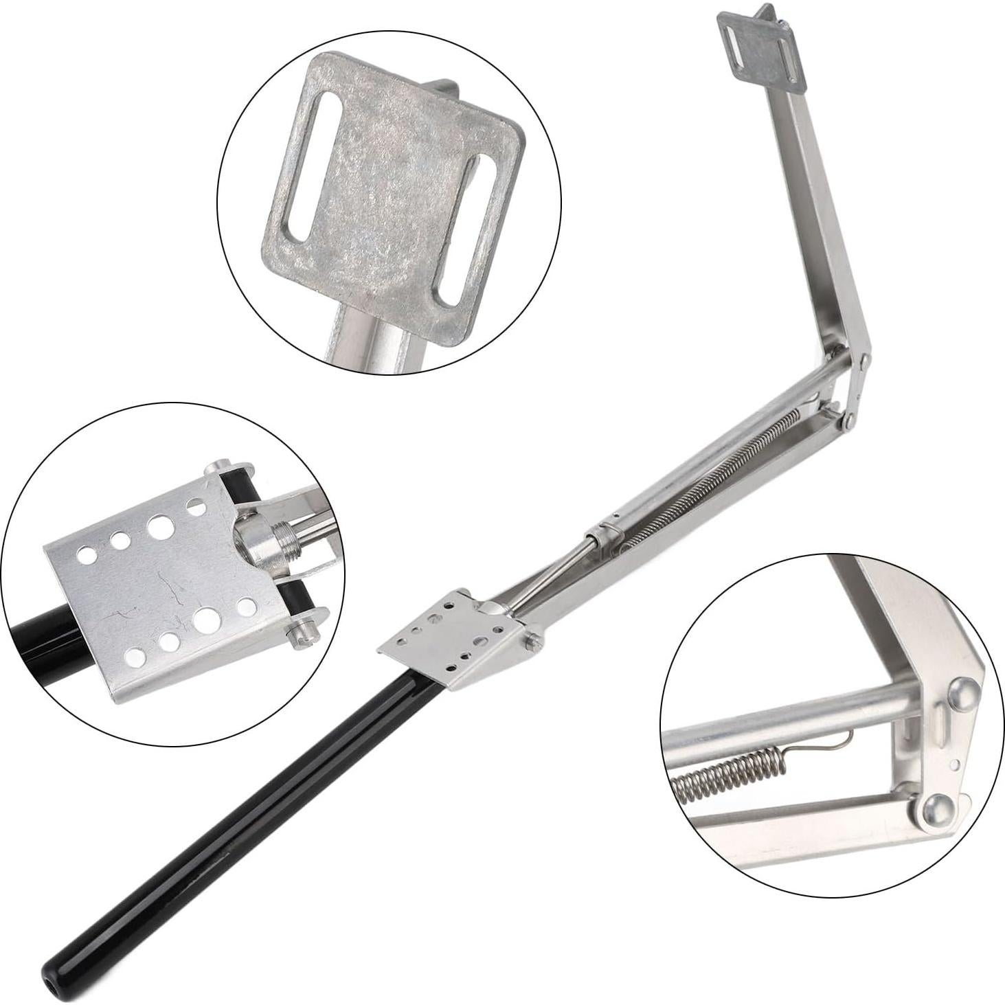 Abridor Automático de Ventanas AYNEFY 2 Pcs Aluminio 45 cm