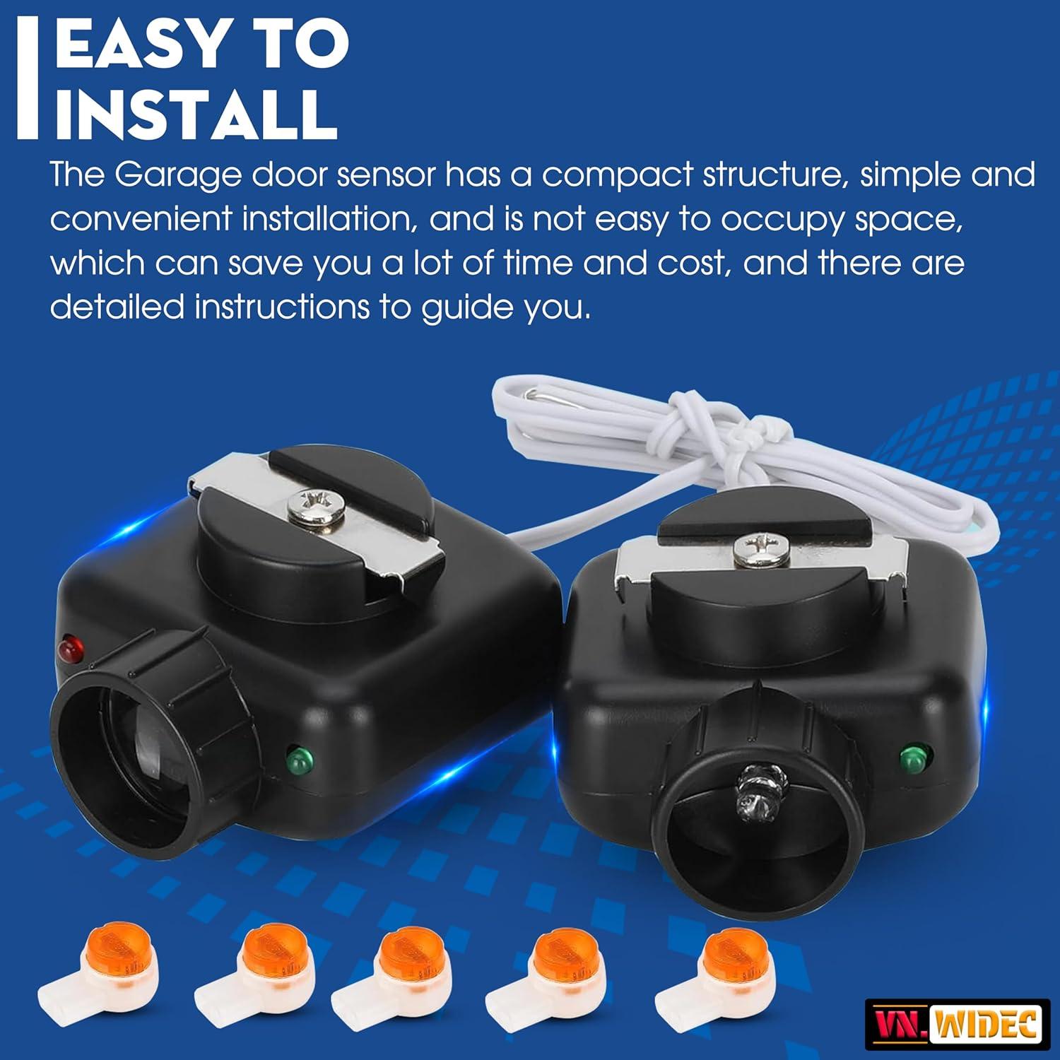 Kit de Sensores de Ojos de Haz VNWIDEC HAE00002 para Garaje