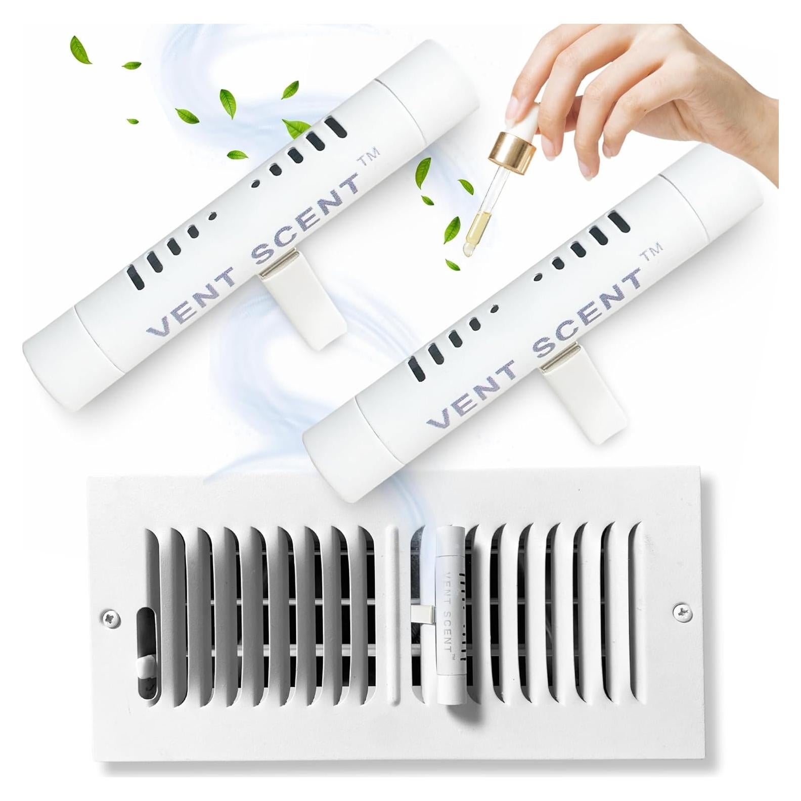 Ambientador Pasivo Vent Scent Blanco Sin Aroma - 2 Unidades