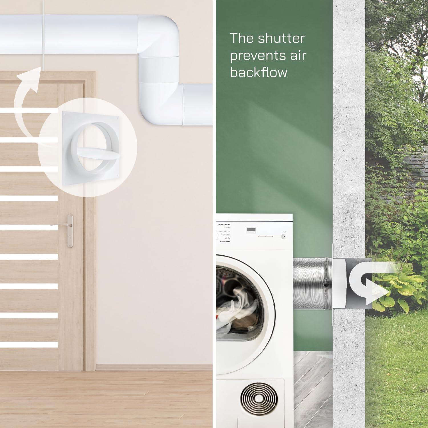 Conector de Ducto de Ventilación 15.24 cm Vent Systems con Brida