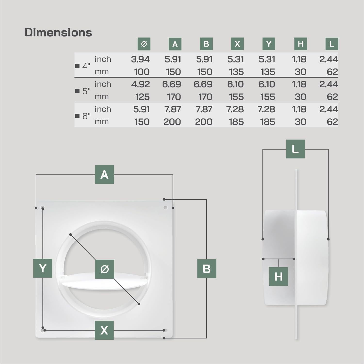 Conector de Ducto de Ventilación 15.24 cm Vent Systems con Brida
