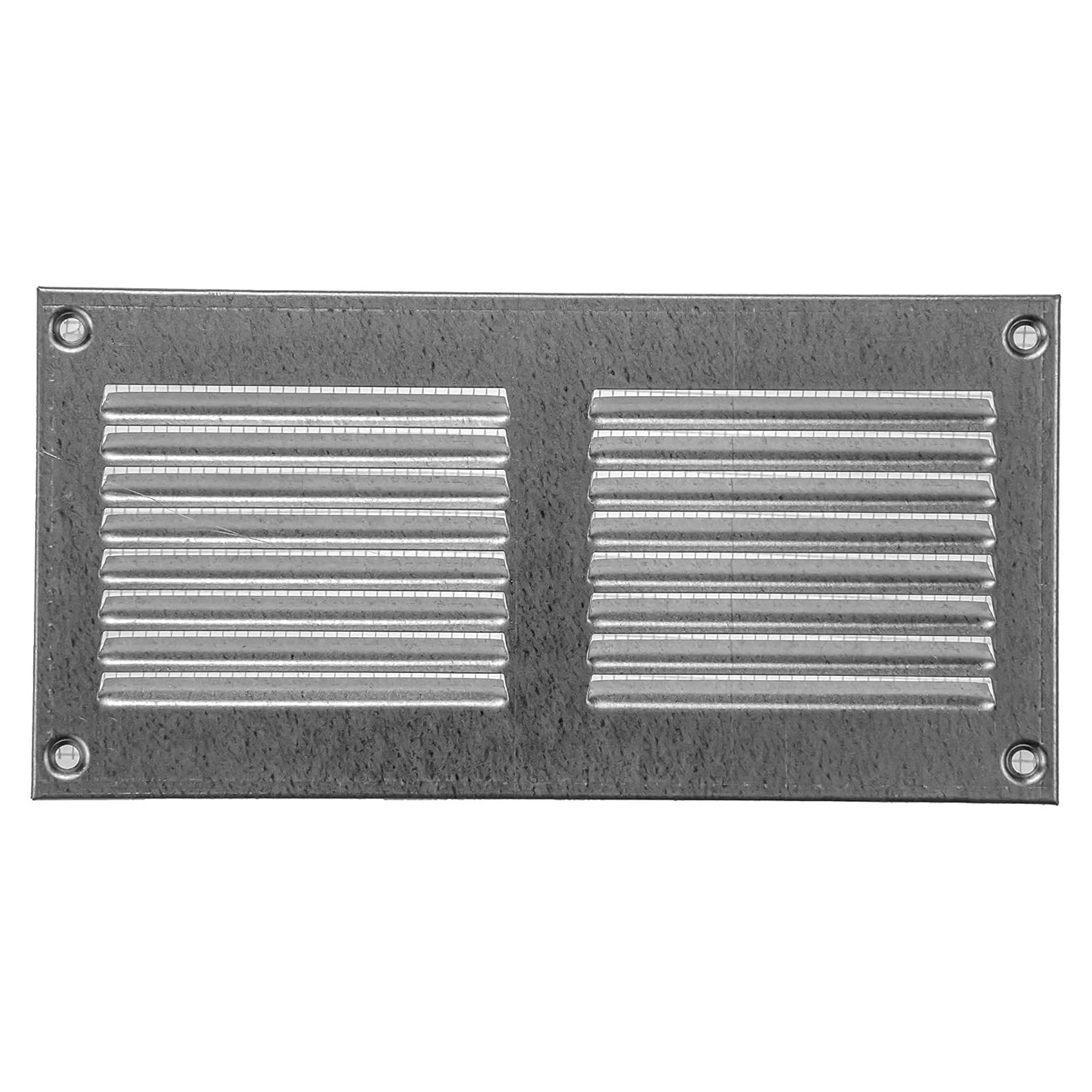 Cubierta de Ducto de Ventilación 20.1x9.9cm Galvanizada HVAC