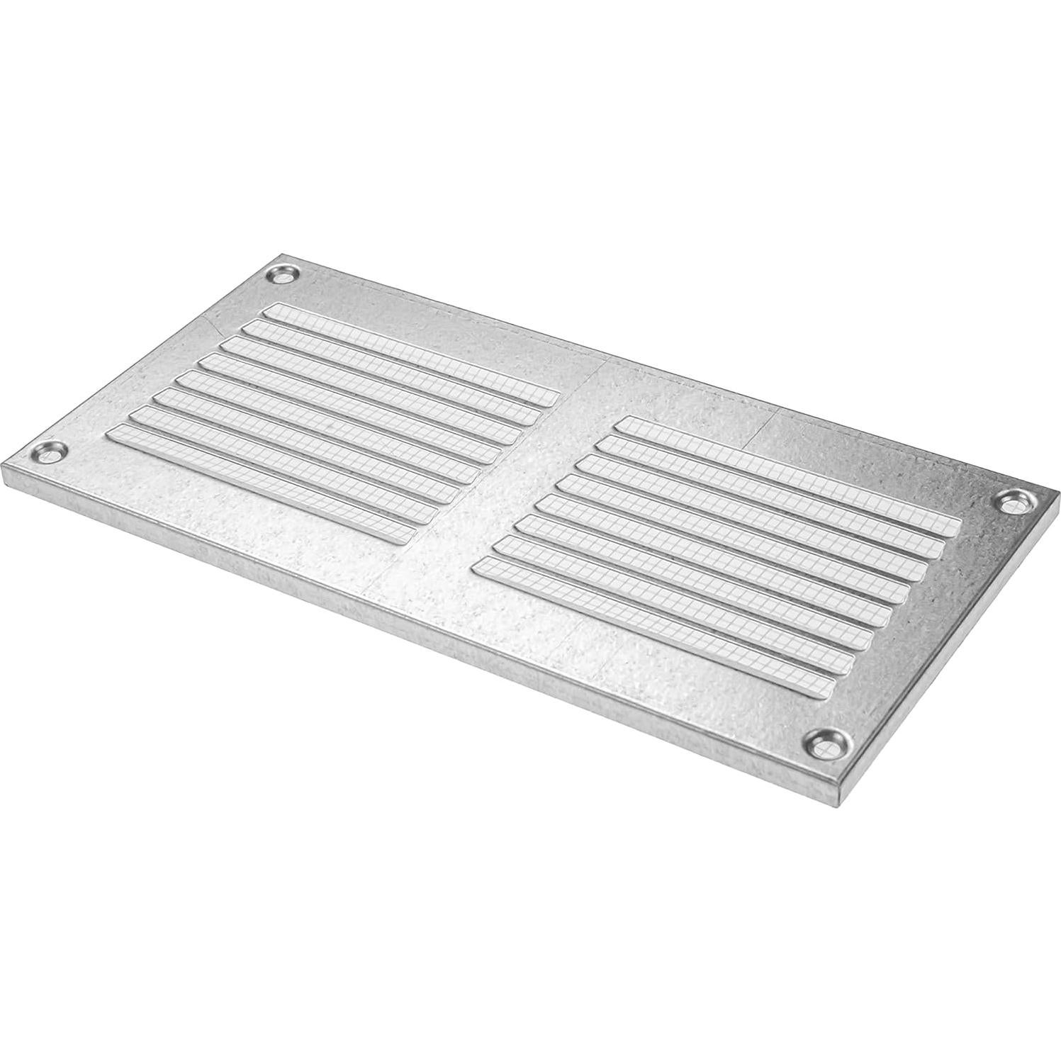 Cubierta de Ducto de Ventilación 20.1x9.9cm Galvanizada HVAC