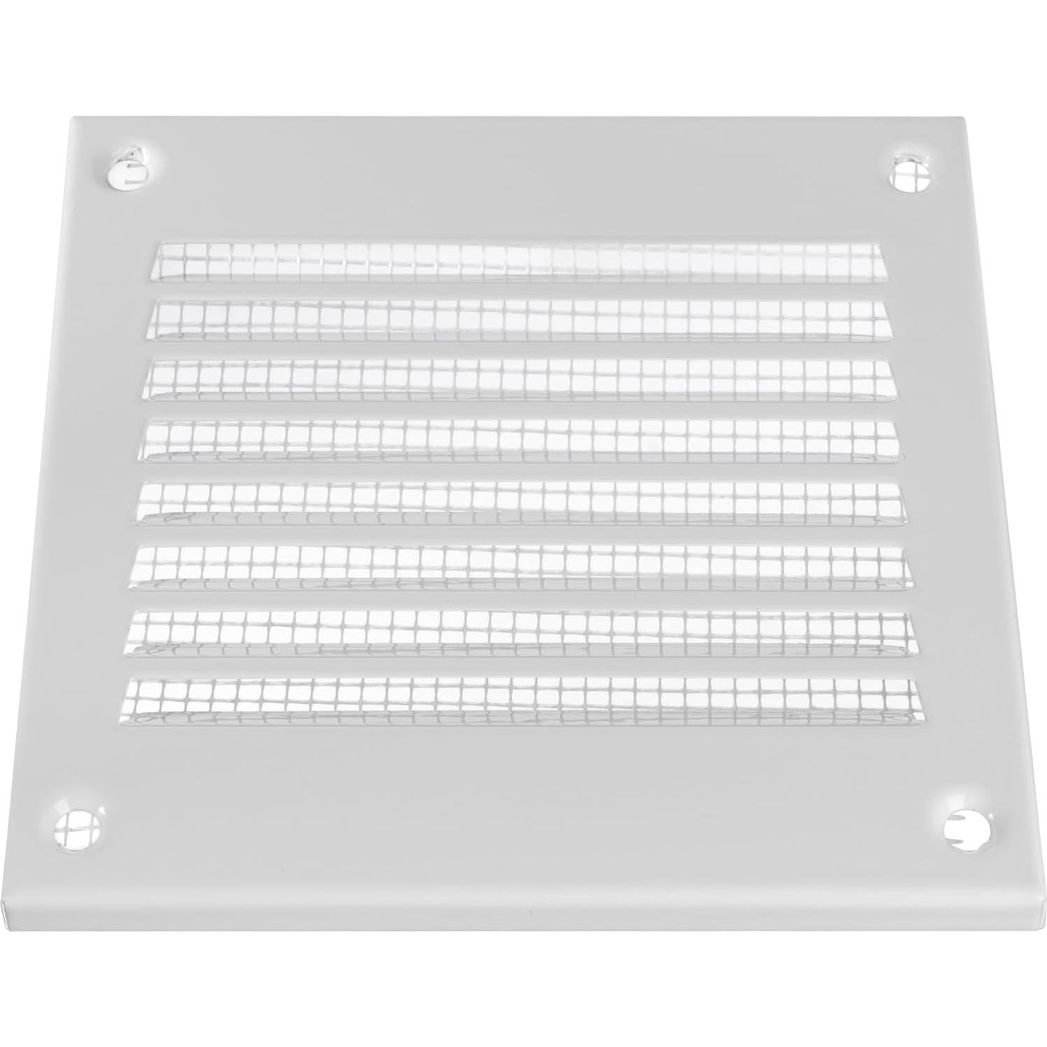 Cubierta de Ventilación Metal Blanca 100x100mm - Paquete de 2