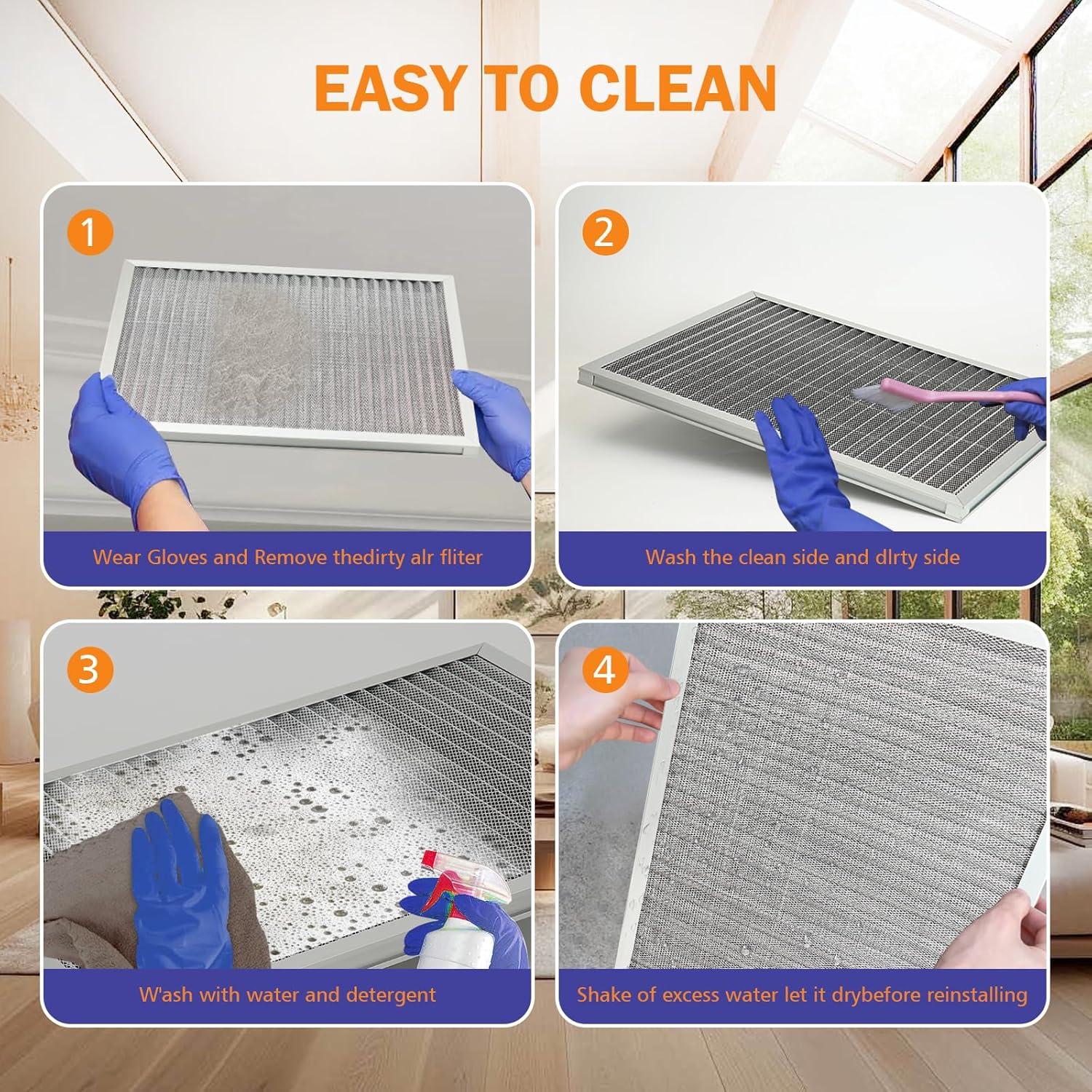 Filtro de Aire Reutilizable Elecoman 35.56x60.96 cm MERV 8