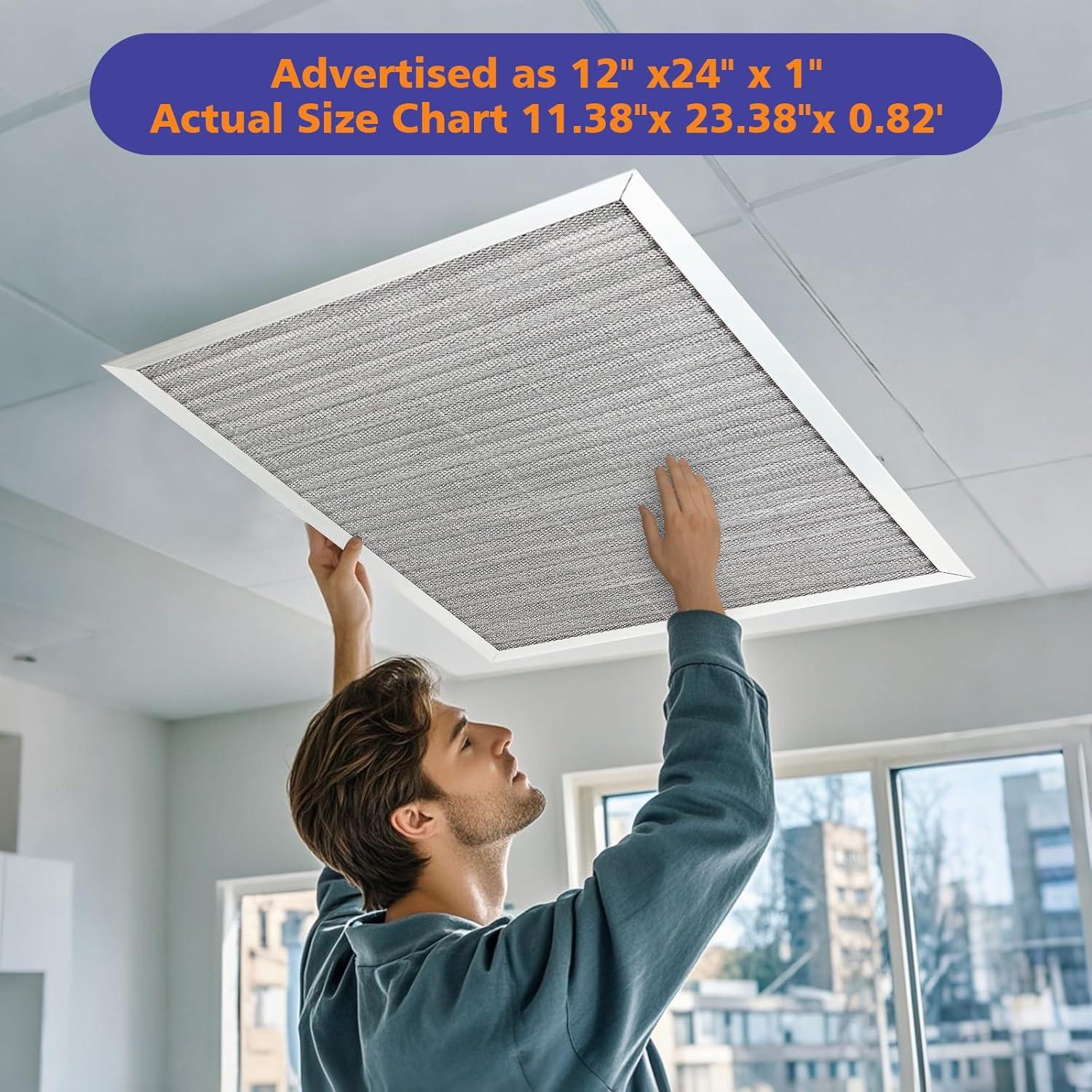 Filtro de Aire Reutilizable Elecoman 35.56x60.96 cm MERV 8