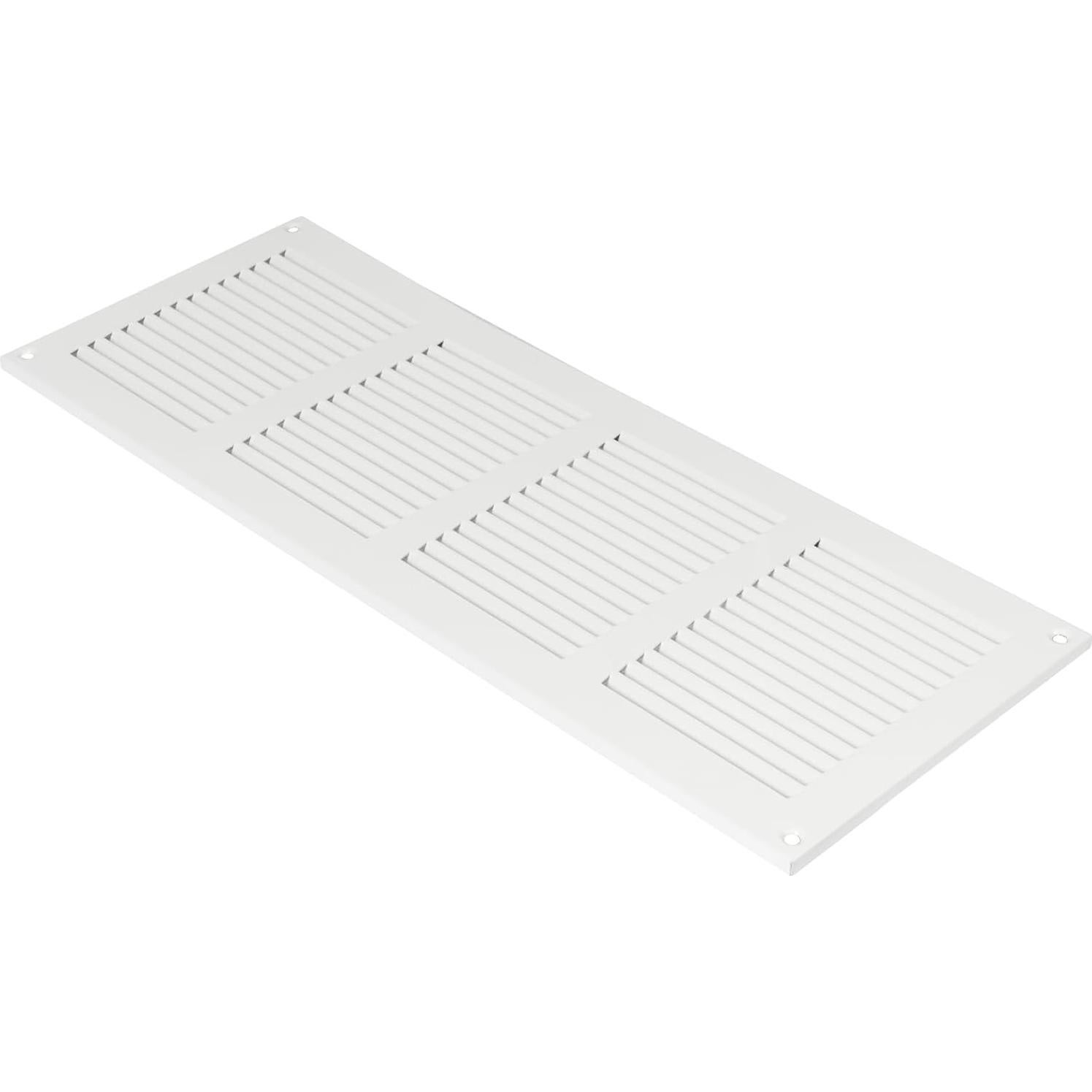 Cubierta de Ventilación de Metal 2 Pzas 40x15 cm con Protección Insectos