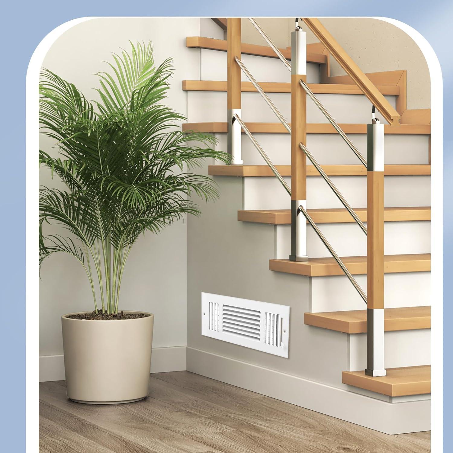 Cubiertas de Ventilación de Techo Datanly 30.48x10.16cm 6 Pcs