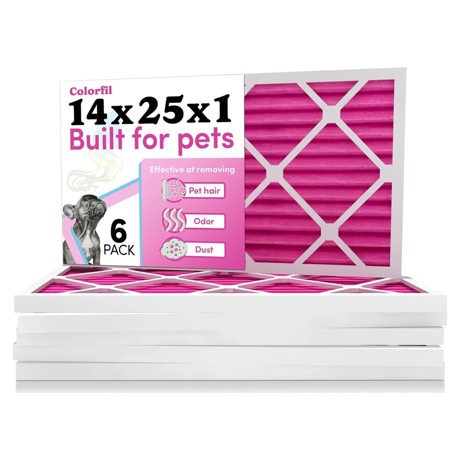 Filtro de Aire Colorfil CFHVAC 62.2x34.3x1.9 cm Paquete de 6