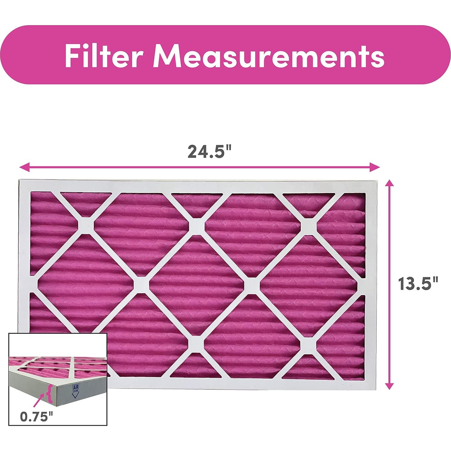 Filtro de Aire Colorfil CFHVAC 62.2x34.3x1.9 cm Paquete de 6
