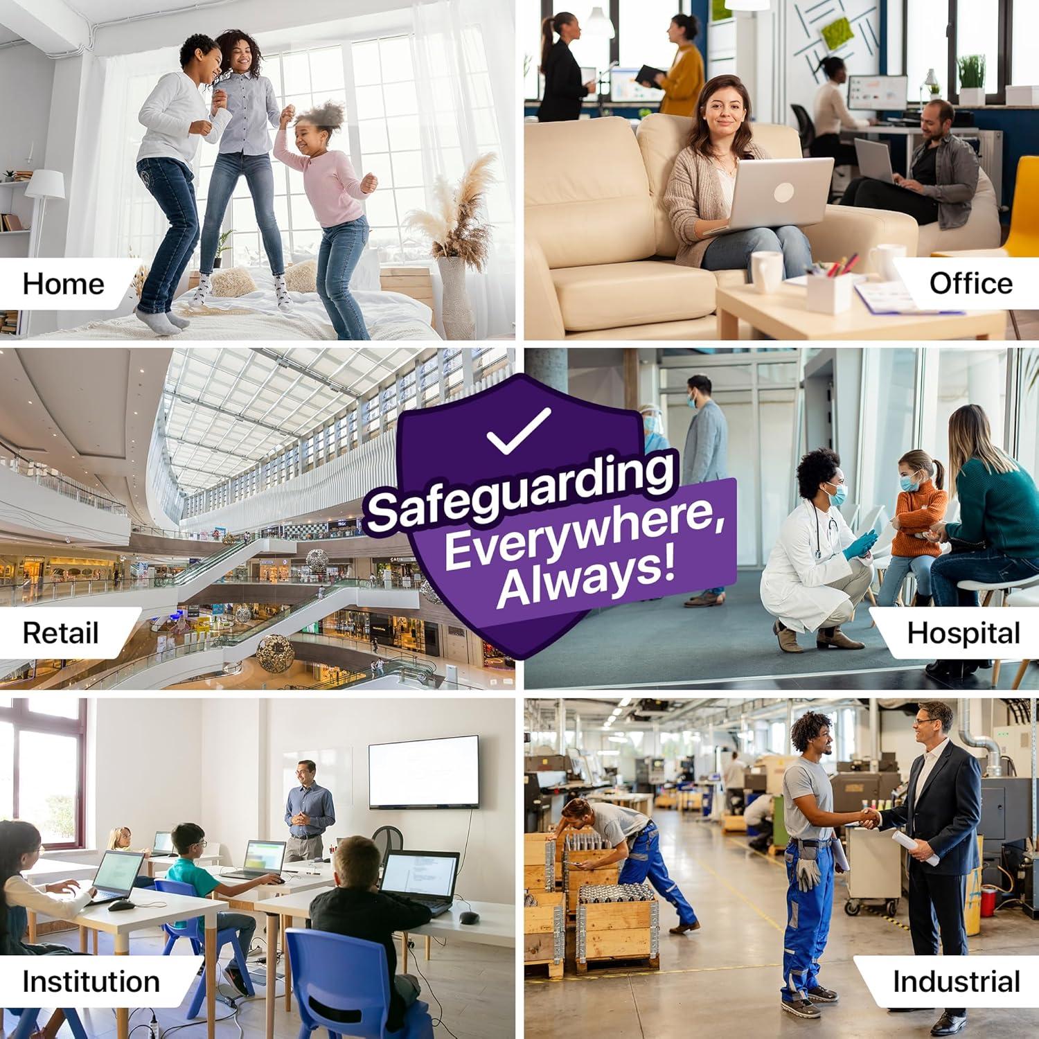 Filtro de Aire Simply MERV 13 12x24x1 Paquete de 6 para HVAC