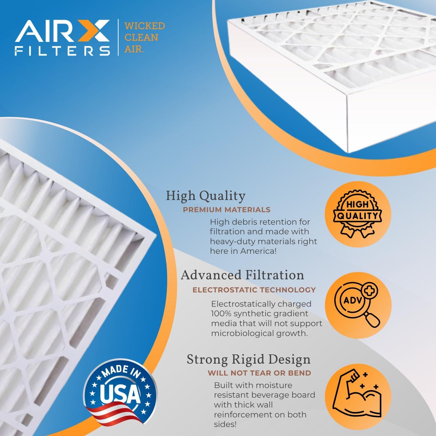 Filtro de Aire AIRx Wicked Clean 20x20x5 MERV 11 - 2 Paquetes