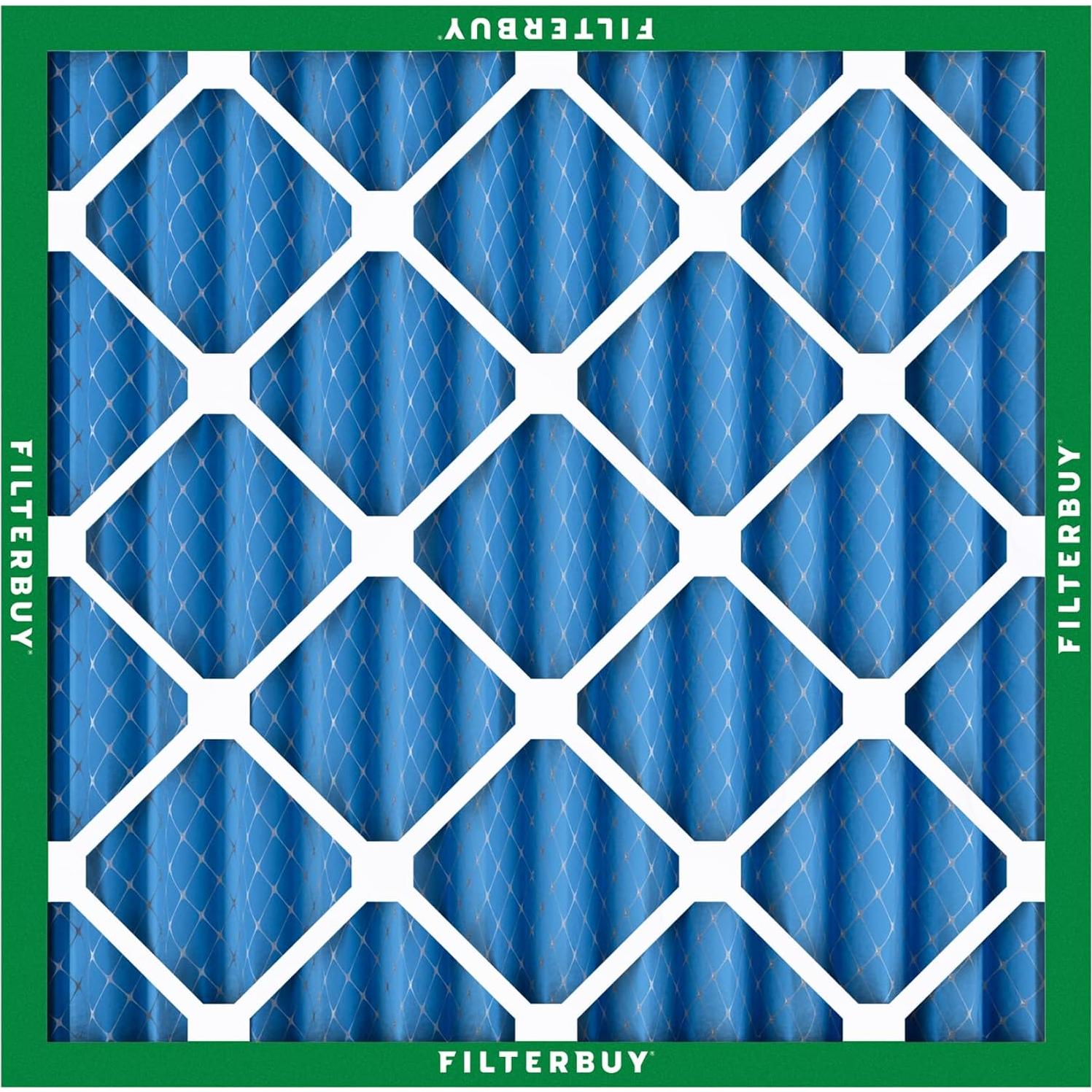 Filtro de aire Filterbuy 10x10x2 MERV 13 - Paquete de 4