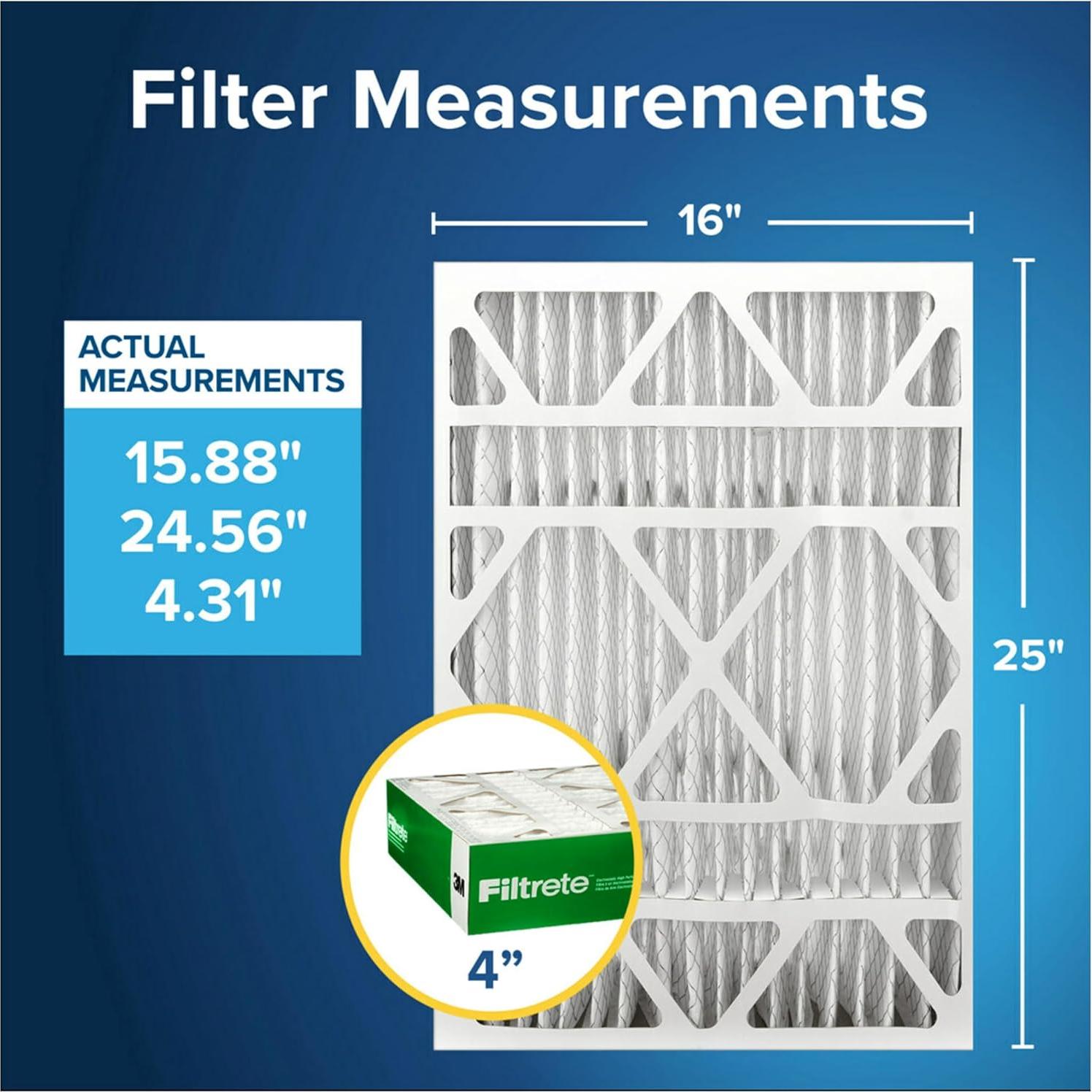 Filtro de Aire Filtrete 40.32x62.34x10.95 cm MPR 700 MERV 8 - Paquete de 2