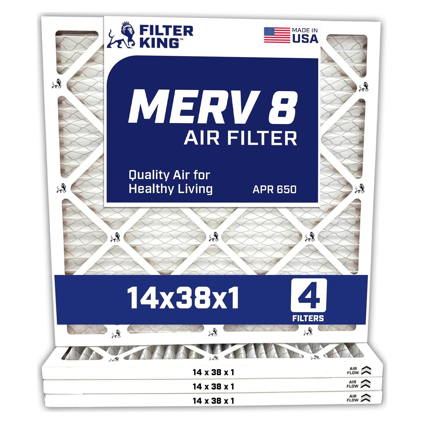 Filtro de Aire Filtro Rey MERV 8 14x38x1 - 4 Pack