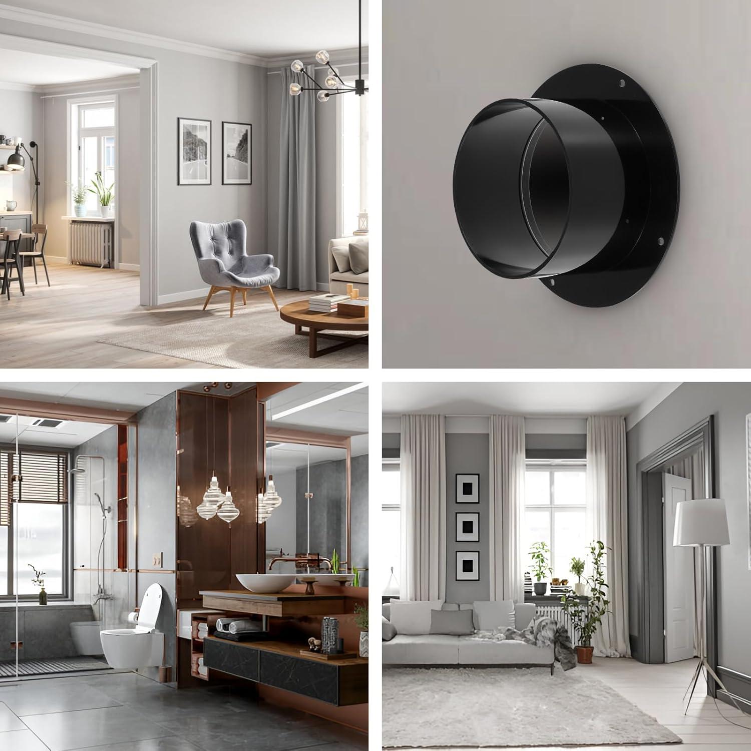 Conector de Ducto de 15 cm MAQUITA - Paquete de 4 ABS