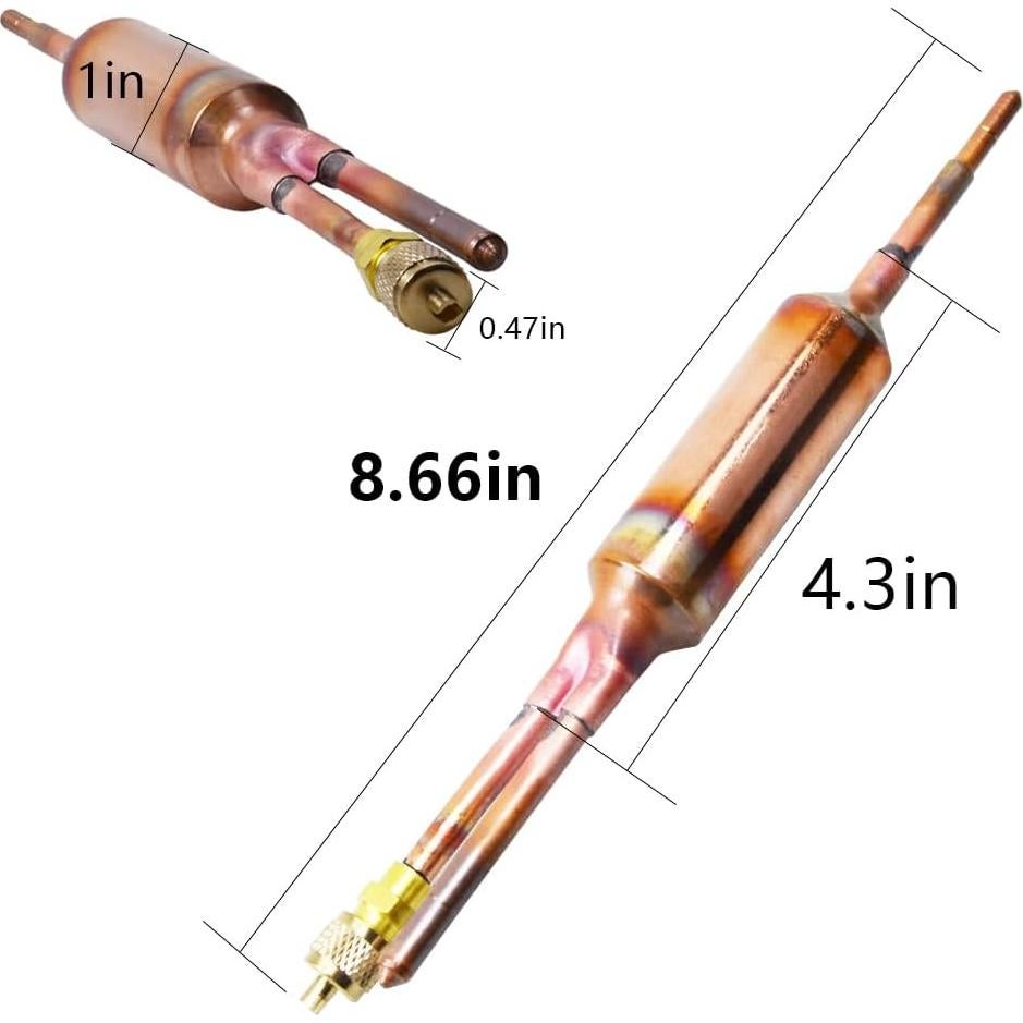 Paquete de 3 Filtros Secos Refrigerante BAY Direct 1/4"
